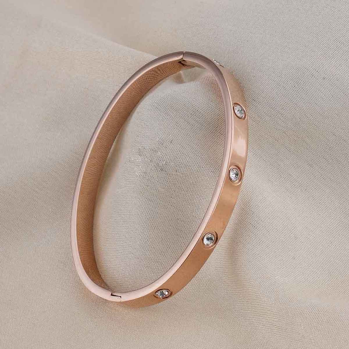 Palmonas Crystal Love Bangle Bracelet