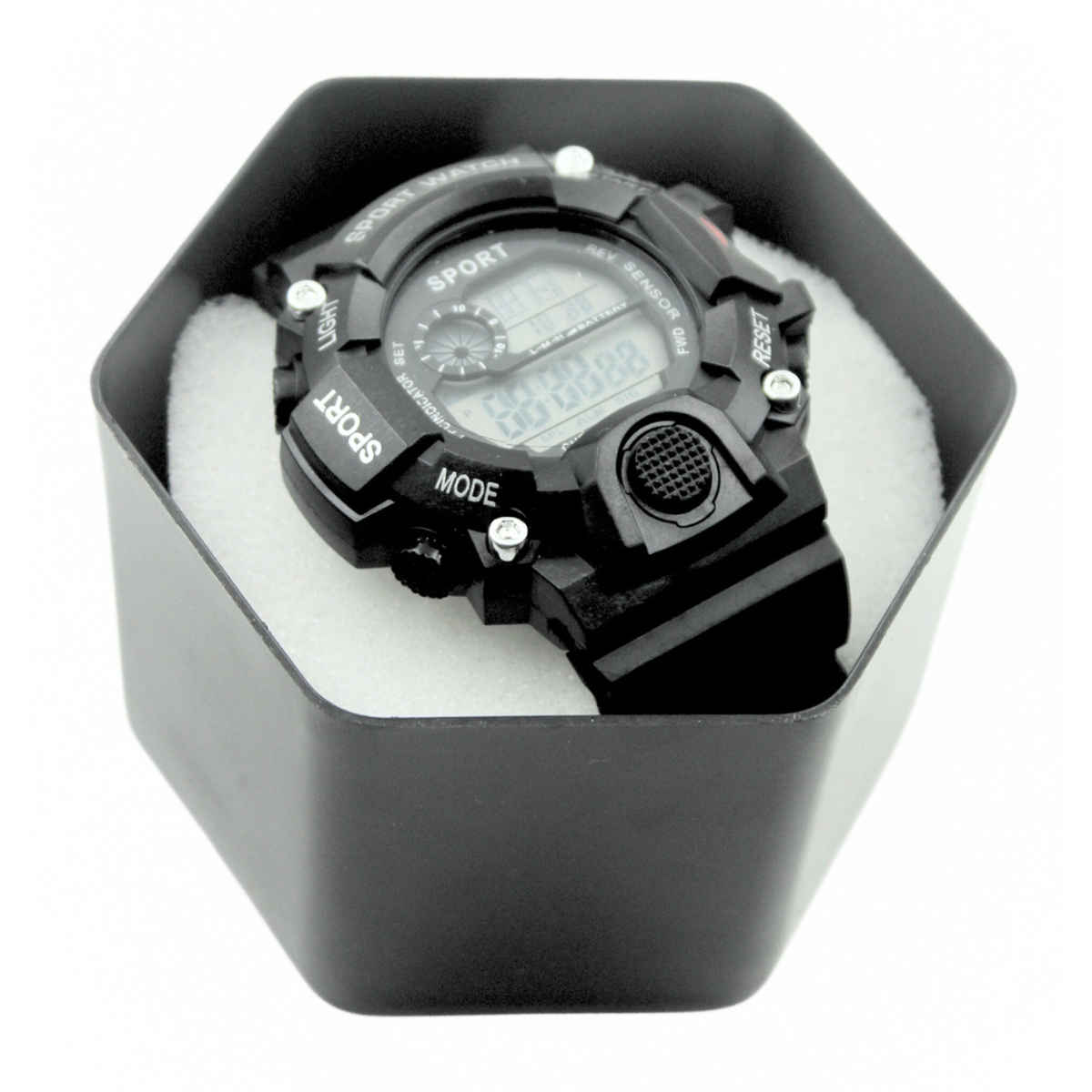 Se7en Boy's Plastic Digital Watch | Black