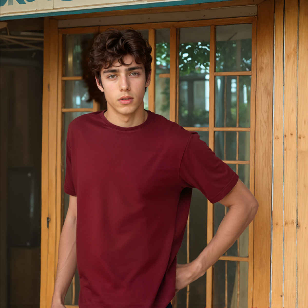 EQL Men's NeoVerse Recycled Tee | Maroon - XXL