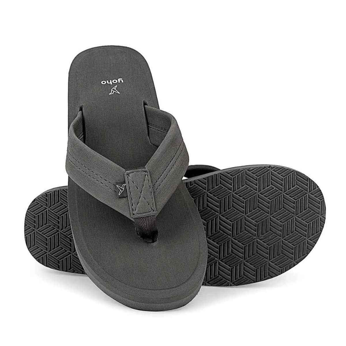Yoho Men Slippers Bubbles | Monsoon Grey | UK 9