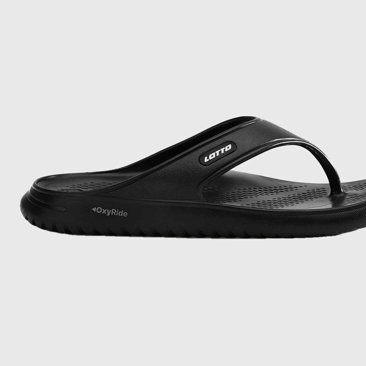 Lotto Men's Flip-Flops Momentum | Black and White - UK 8
