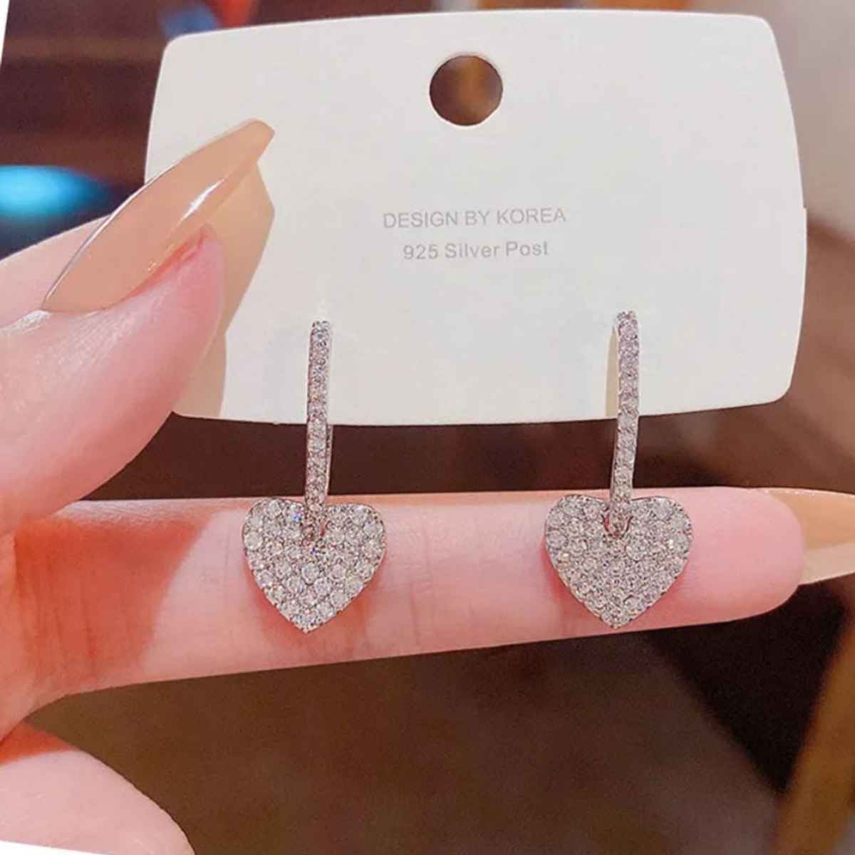 Estailo Fashion Women's Jewellery Earrings Silver One Size| E0003092