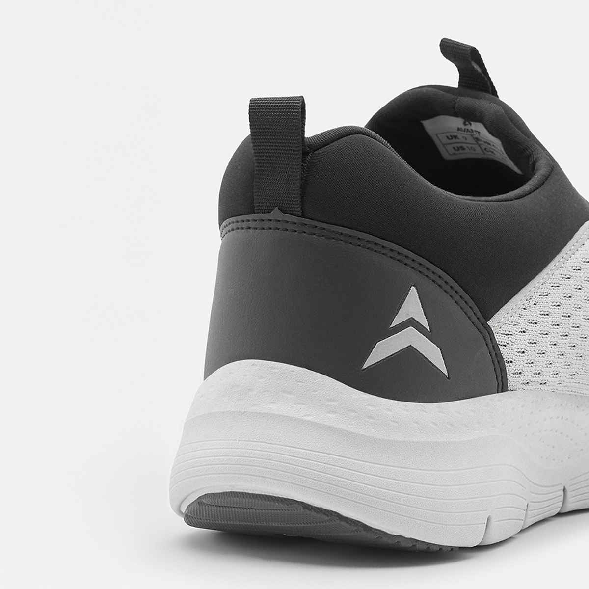 Avant Men's Sigma Slip on Walking Shoes | Light Grey-Black | UK 10
