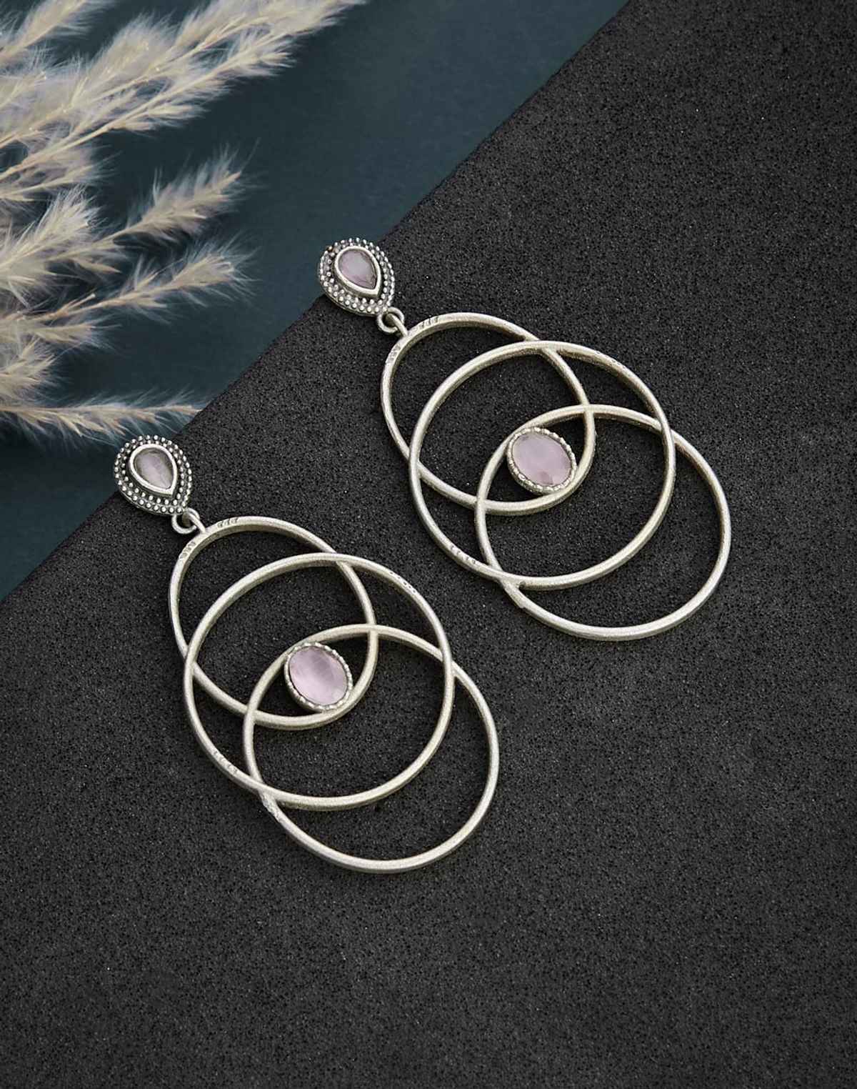 Fabindia Overlap Metal Danglers