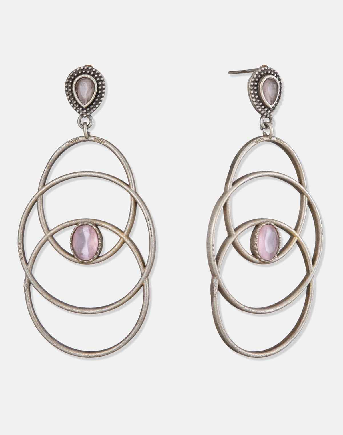 Fabindia Overlap Metal Danglers