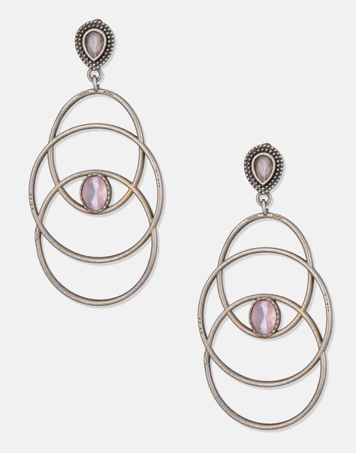 Fabindia Overlap Metal Danglers