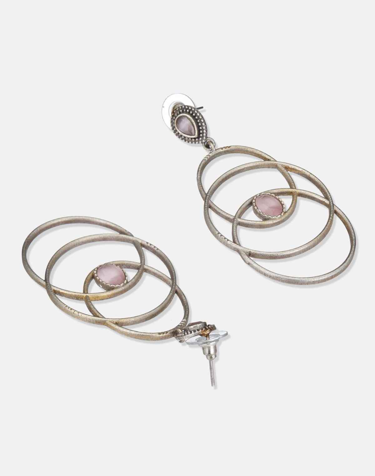 Fabindia Overlap Metal Danglers