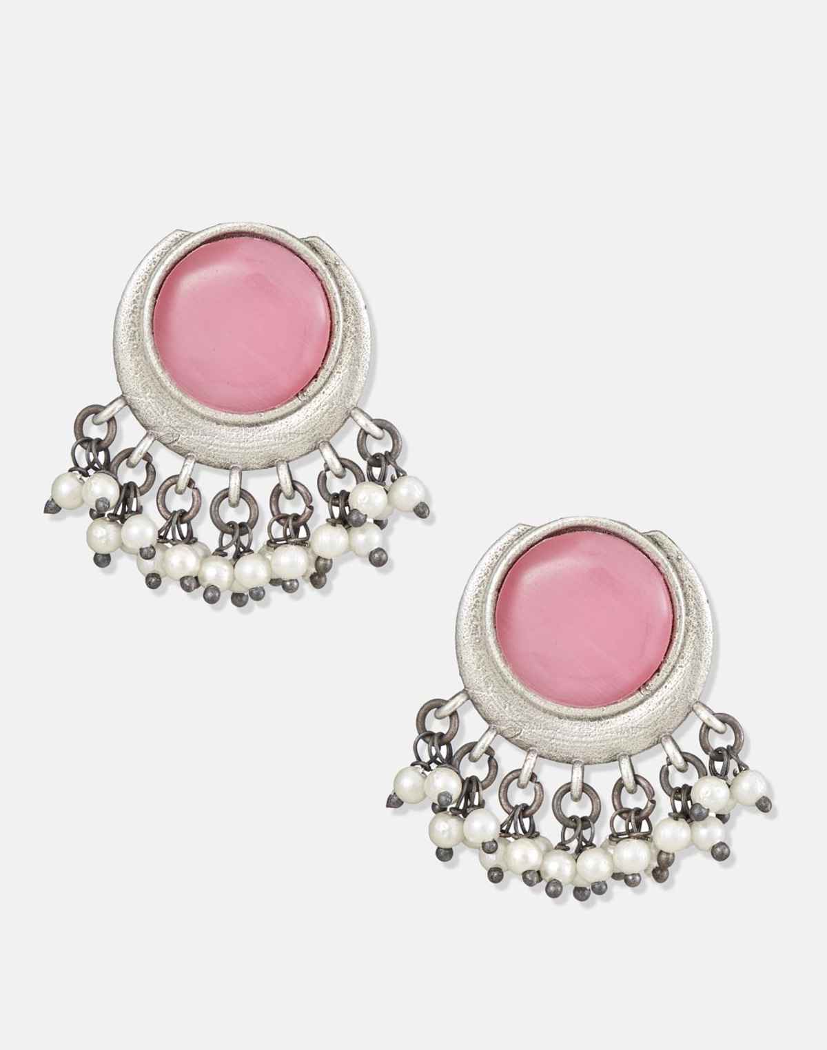 Fabindia Pearl Drop Metal Studs