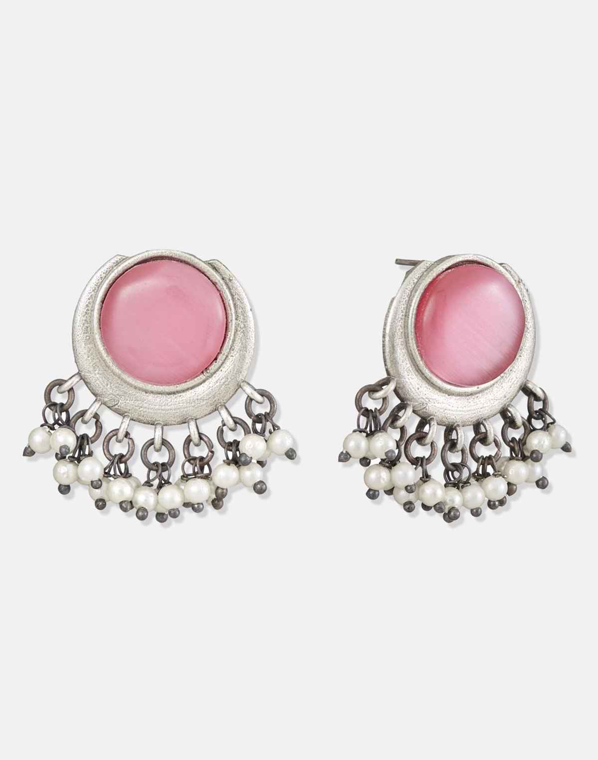 Fabindia Pearl Drop Metal Studs