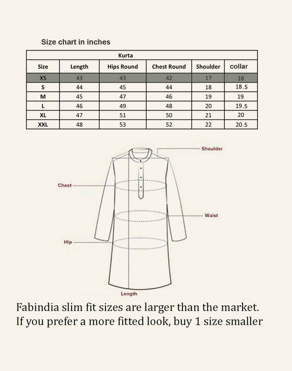 Fabindia Men's Cotton Slim Fit Long Kurta | Green - XS