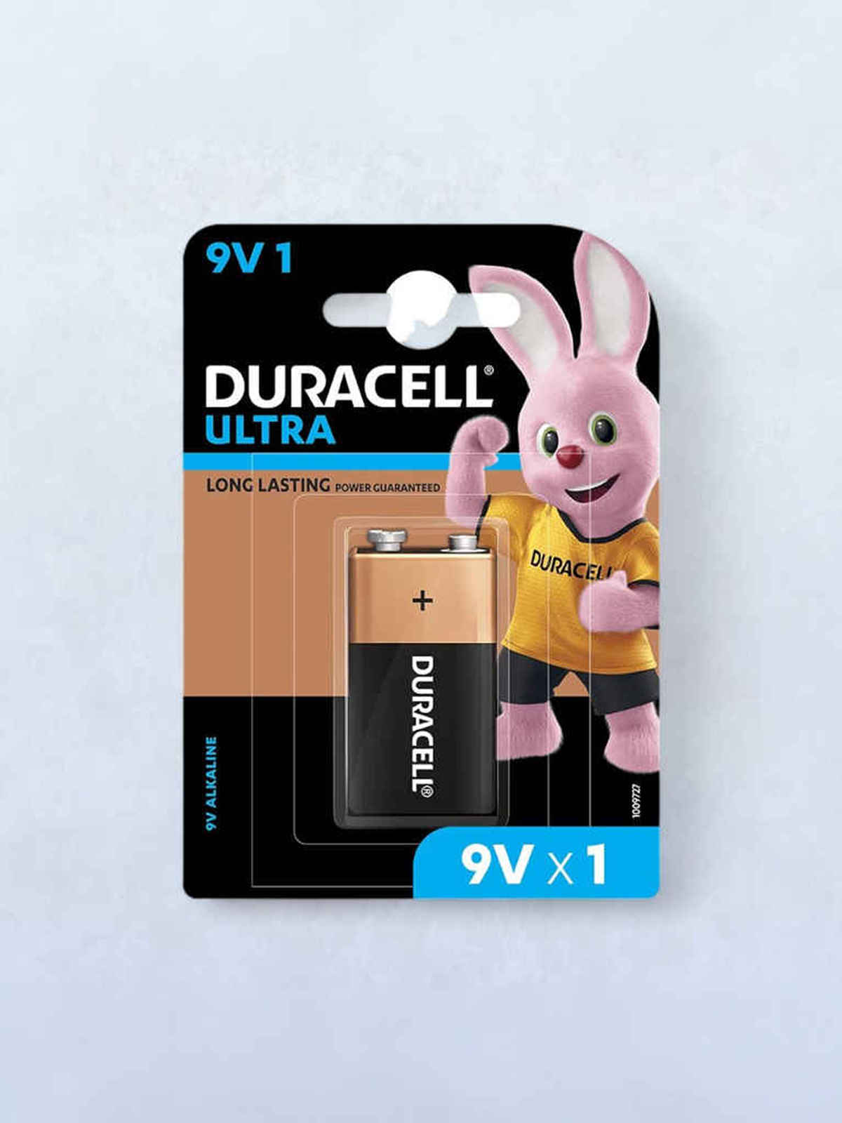 Duracell Ultra 9V Battery, Pack of 1, High-Drain Devices, Smoke Alarm, Radio, Smoke Detector