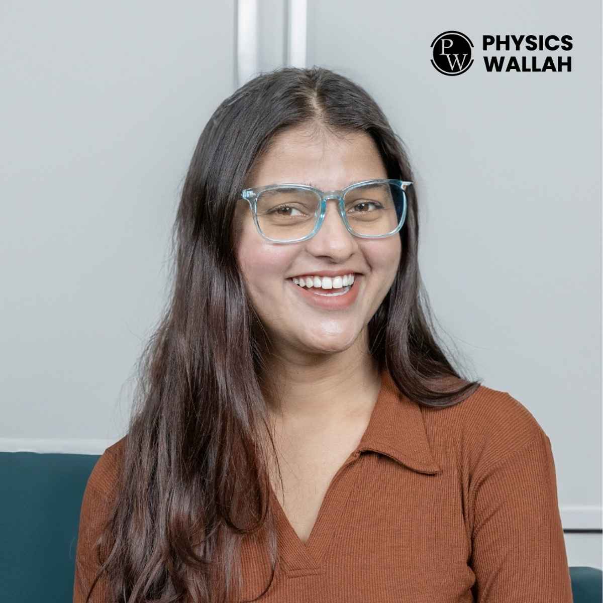 Physics Wallah UV Protection Zero Power Glasses | Blue