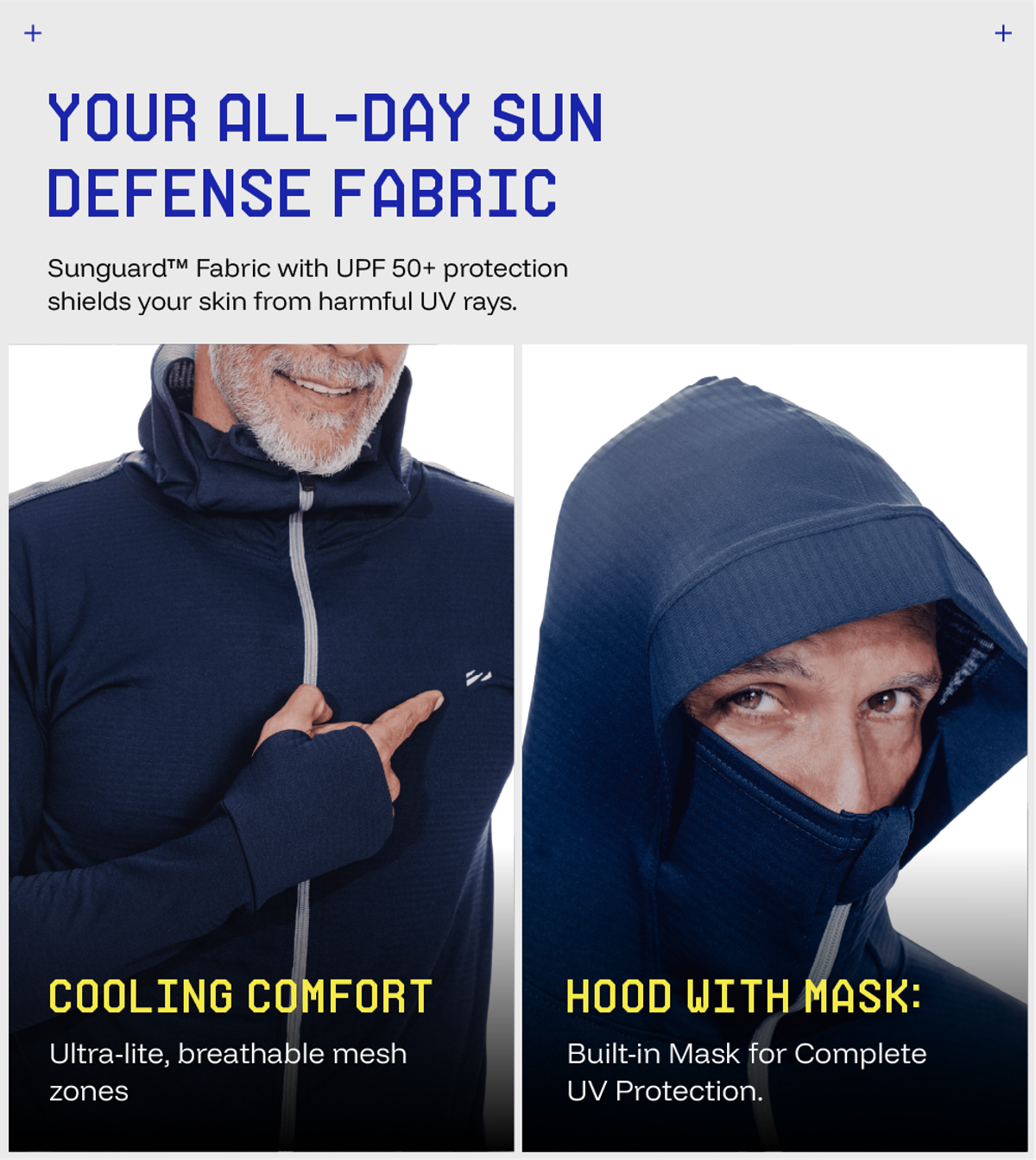 Blue Tyga Men's Sunscreen Jacket - Sje0002 | Navy | XL