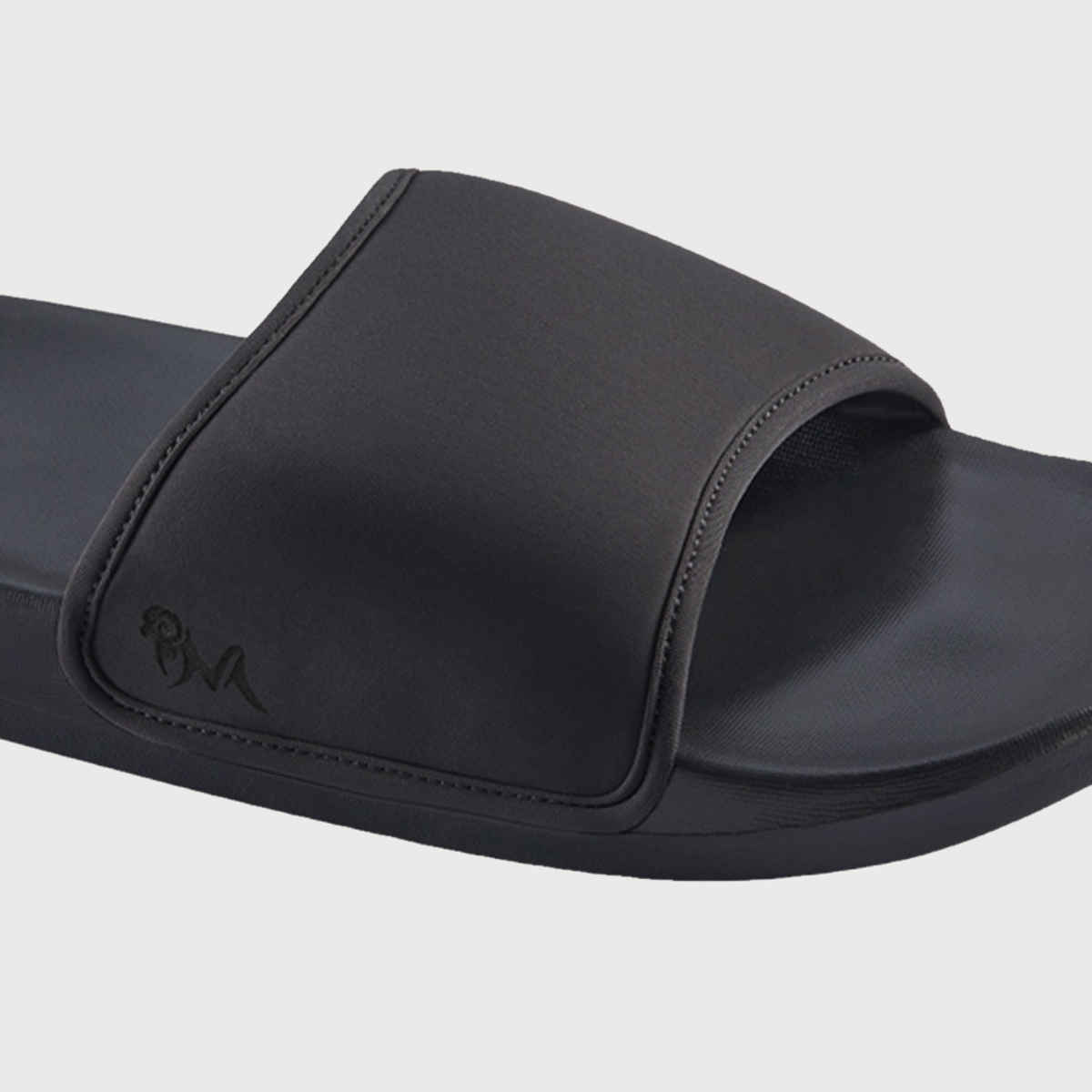 Neemans Unisex Eco Slides - Coal Black | UK 9