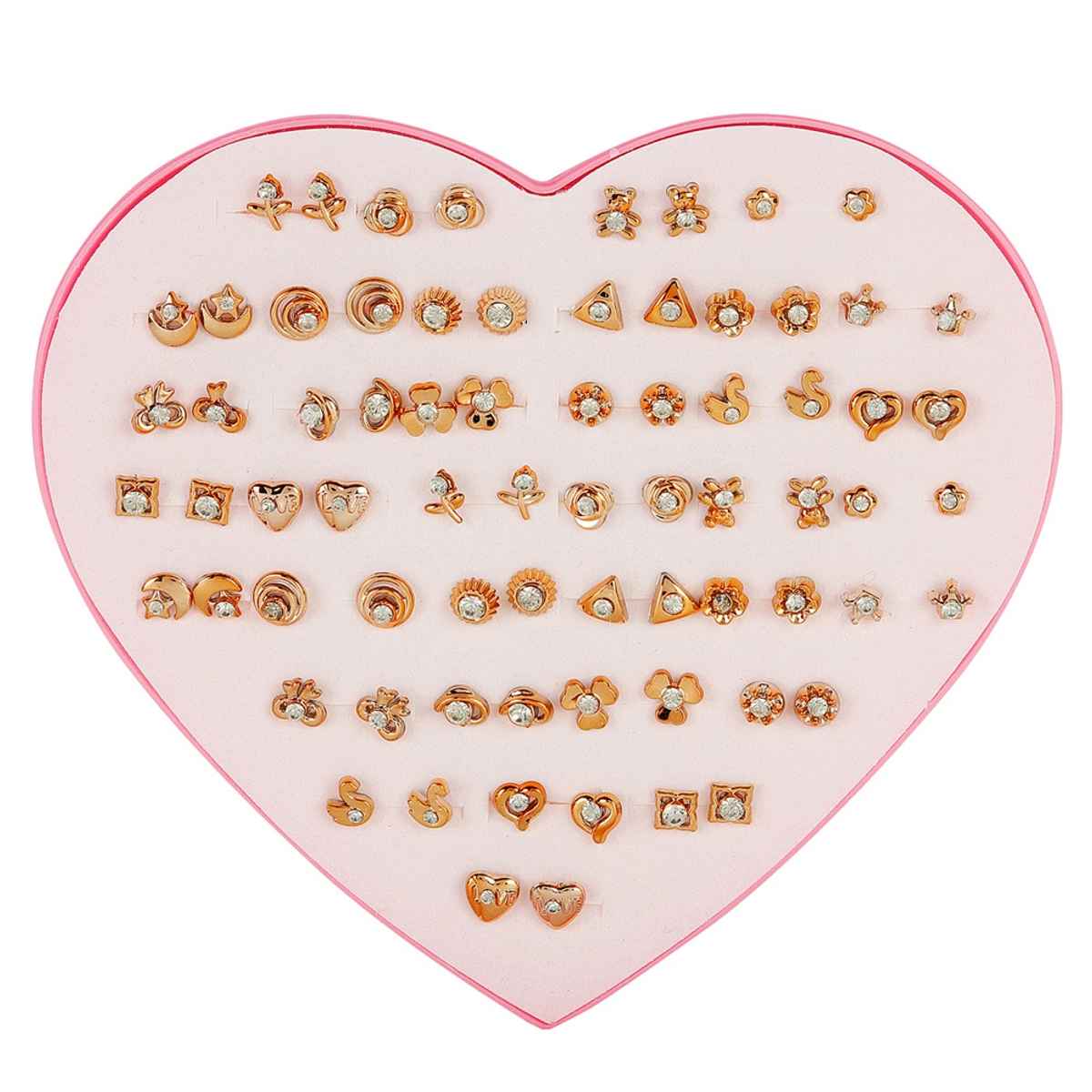 Shining Diva Fashion 36 Pairs Stylish Multicolour Earrings for Women and Girls | 12021er