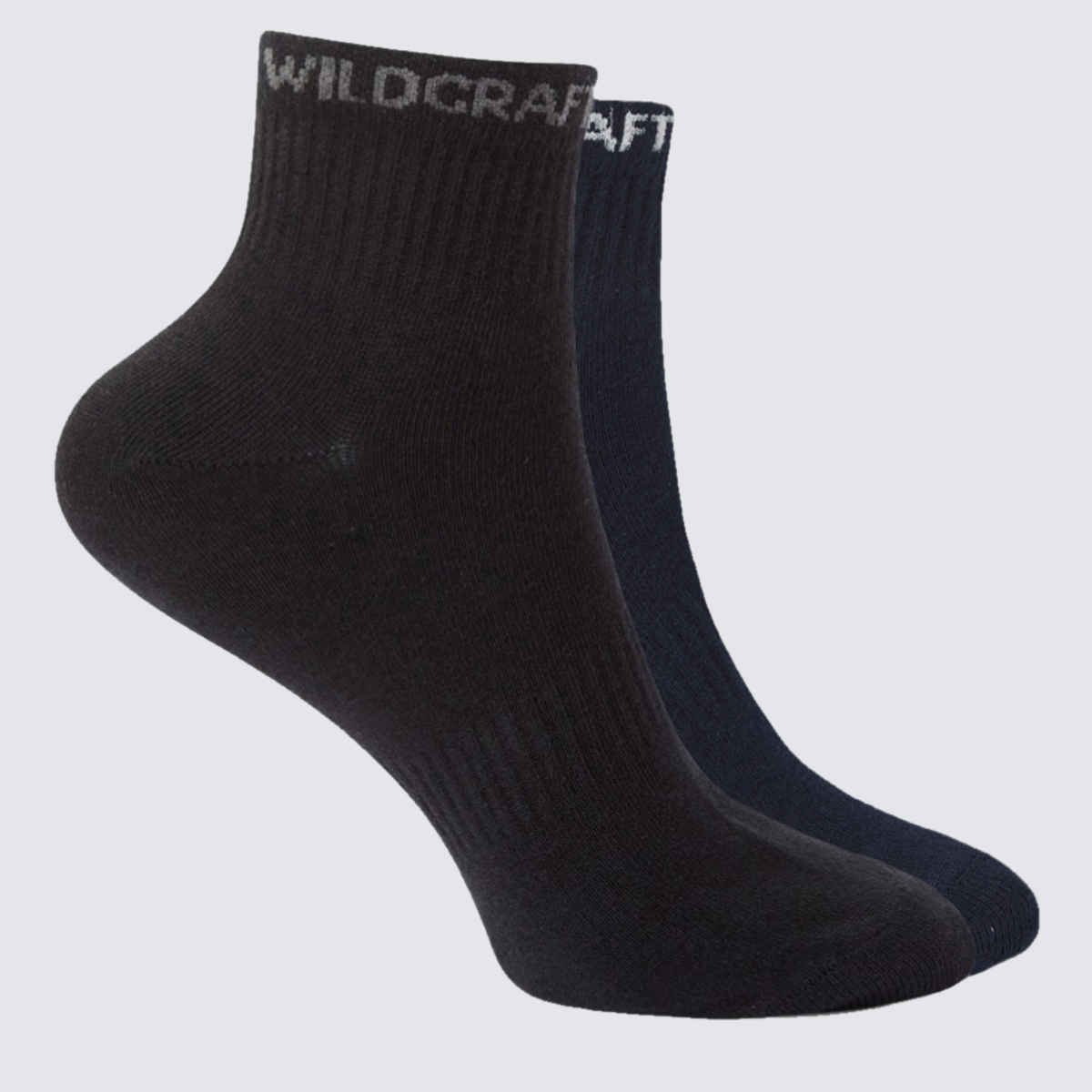 Wildcraft Ankle Length Socks | Black & Navy