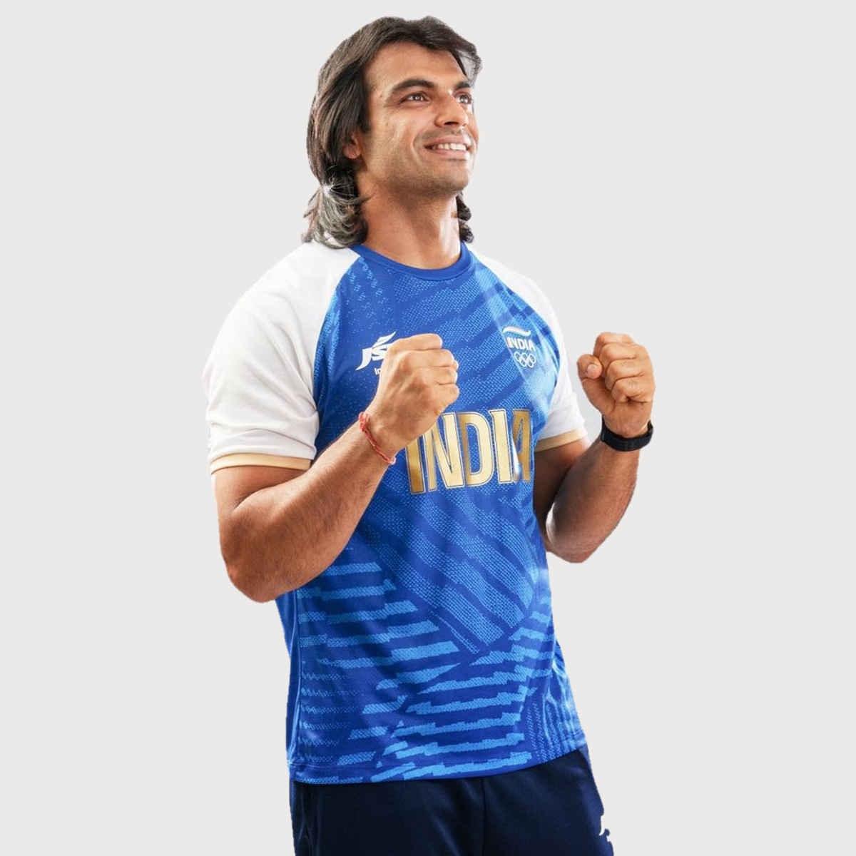 Team India Official Olympics Jersey T-Shirt | Multicolour | M