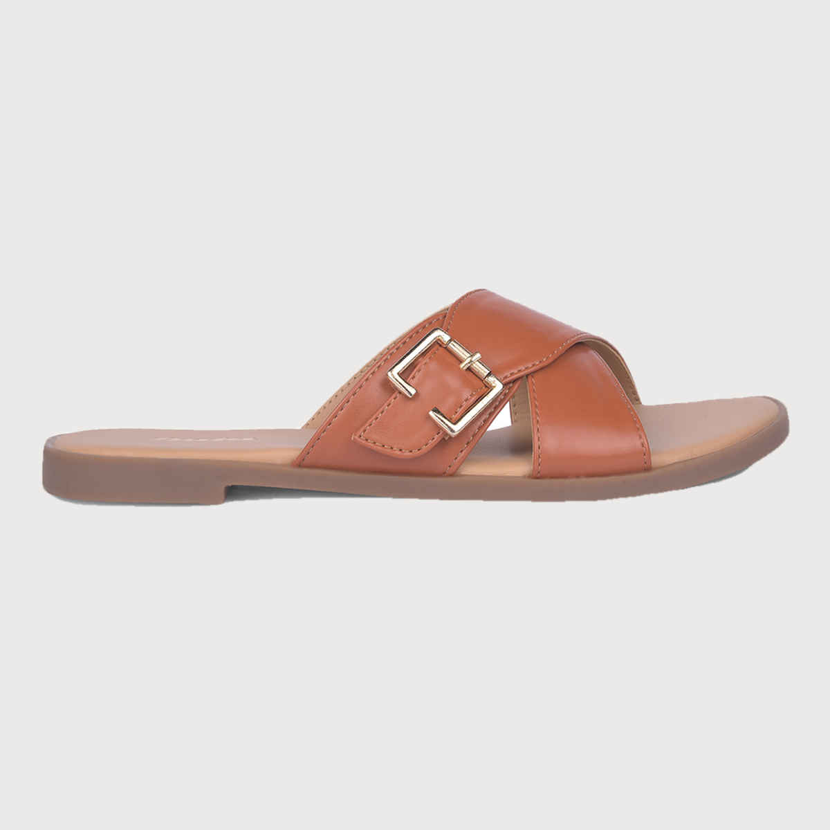 Bata Light Brown Sandal For Women | UK 5