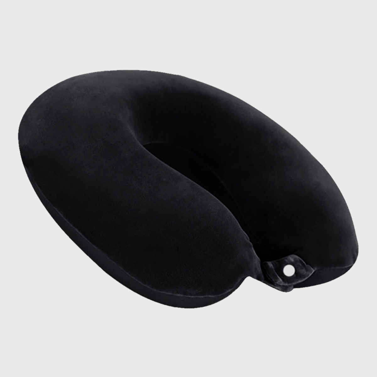 Billebon Unisex Memory Foam Travel Neck Pillow | Black - One Size