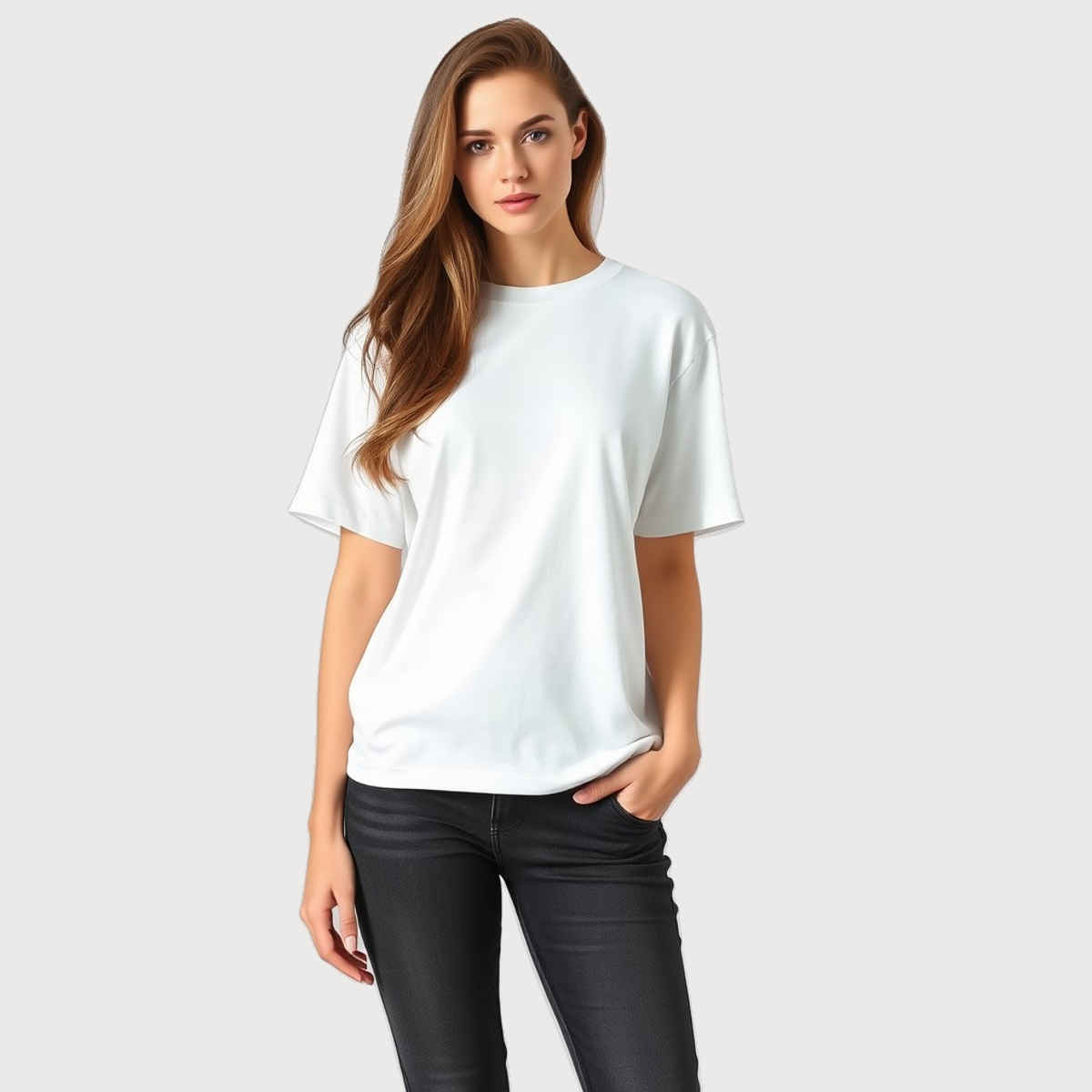 Springman Unisex Round Neck T-shirt | White - XXL