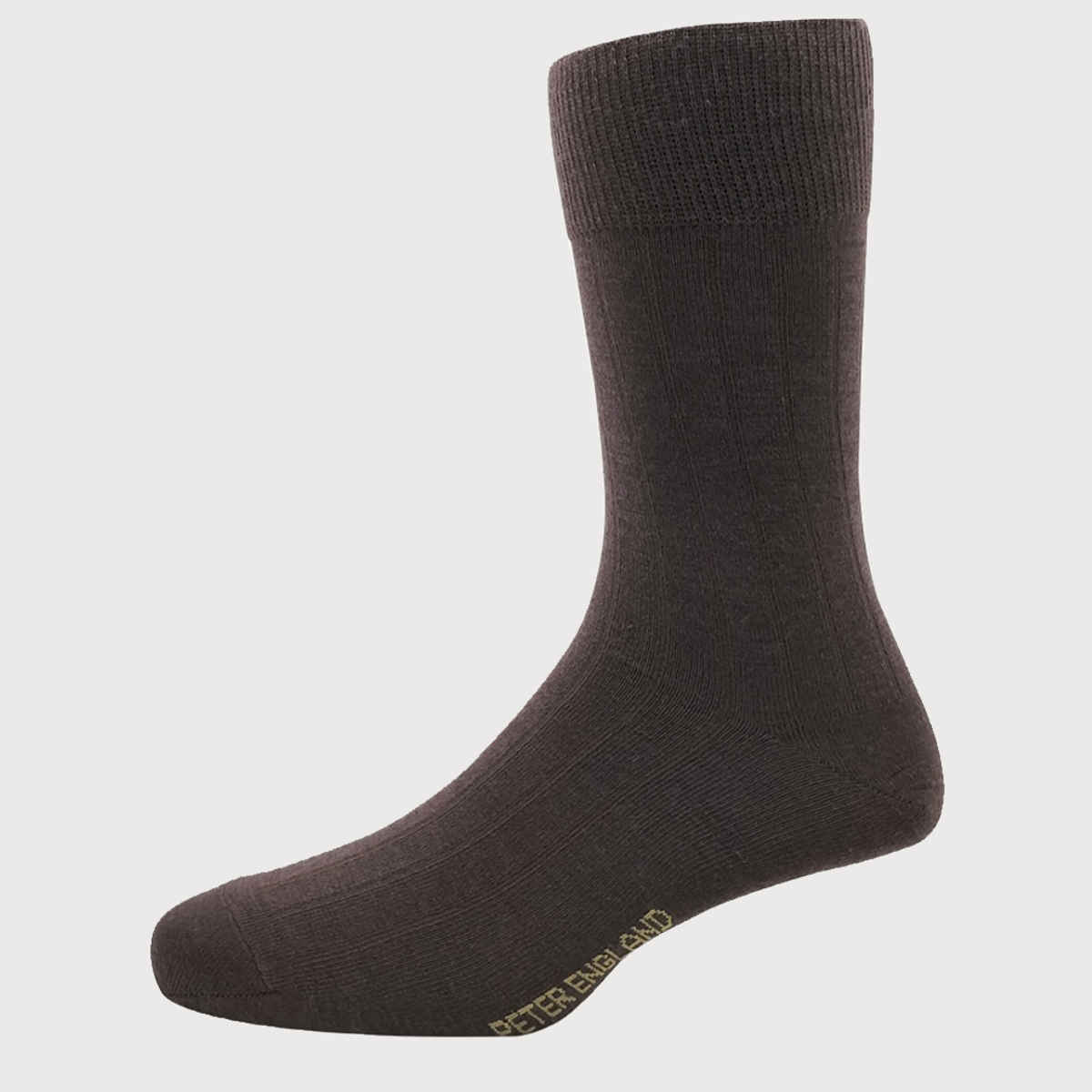 Peter England Men's Solid Wool Socks | Black and Brown - Free Size
