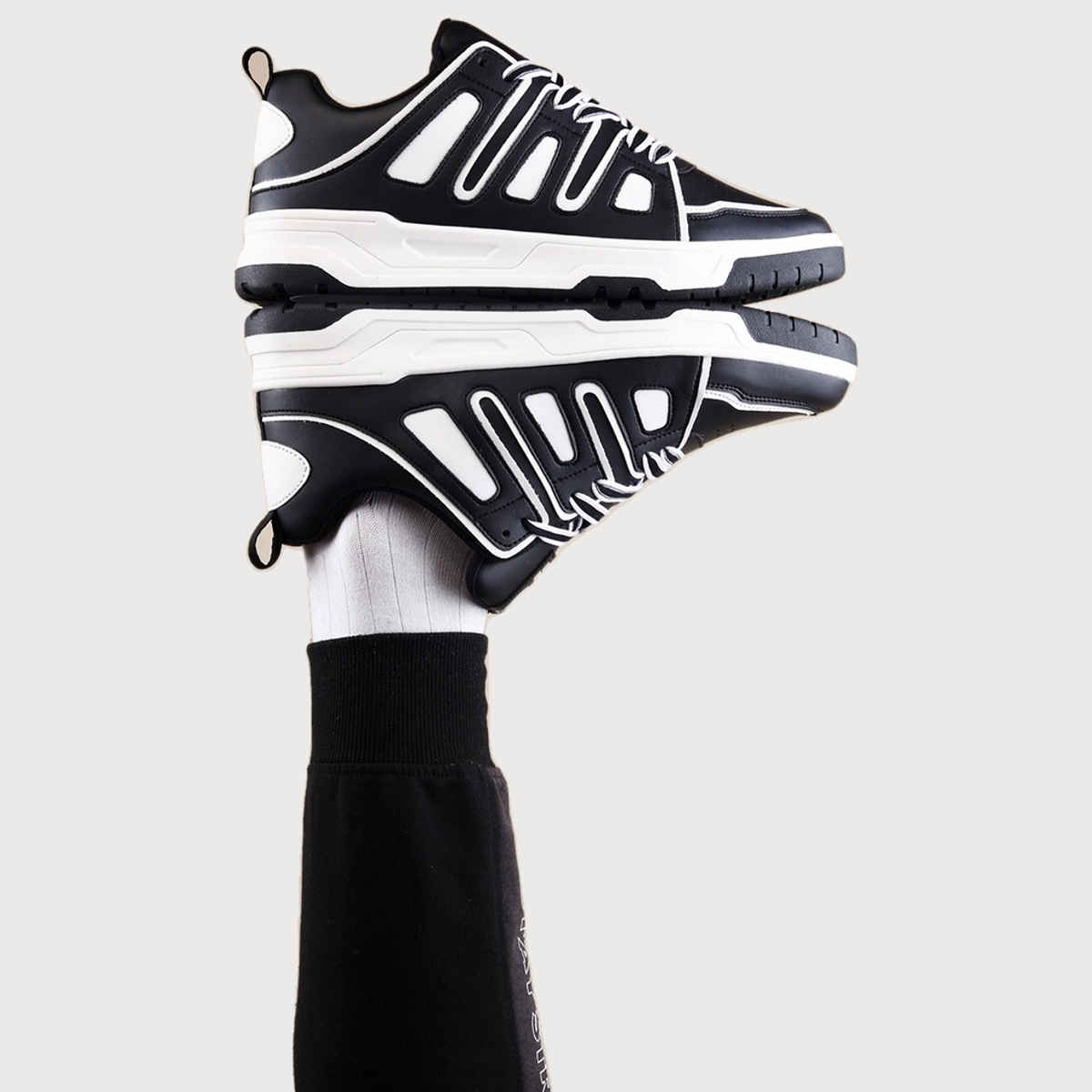 Bacca Bucci Metrolites Men's Urban Pulse Edition Sneakers Black | UK 7