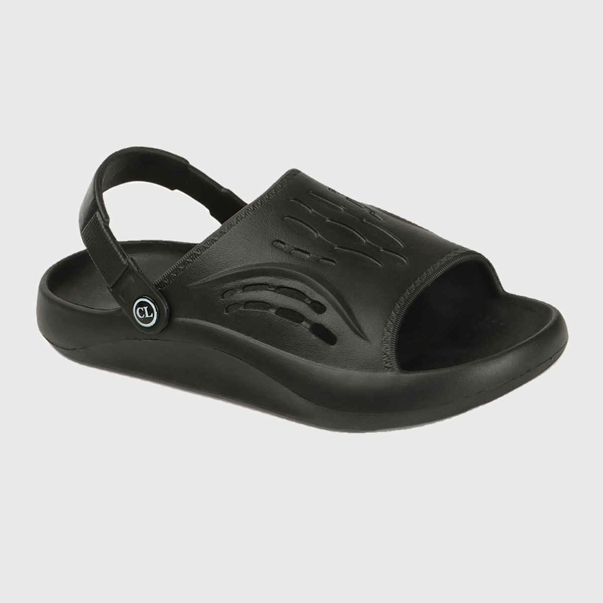 Carlton London Black Comfortable Men Flip Flops | UK 9