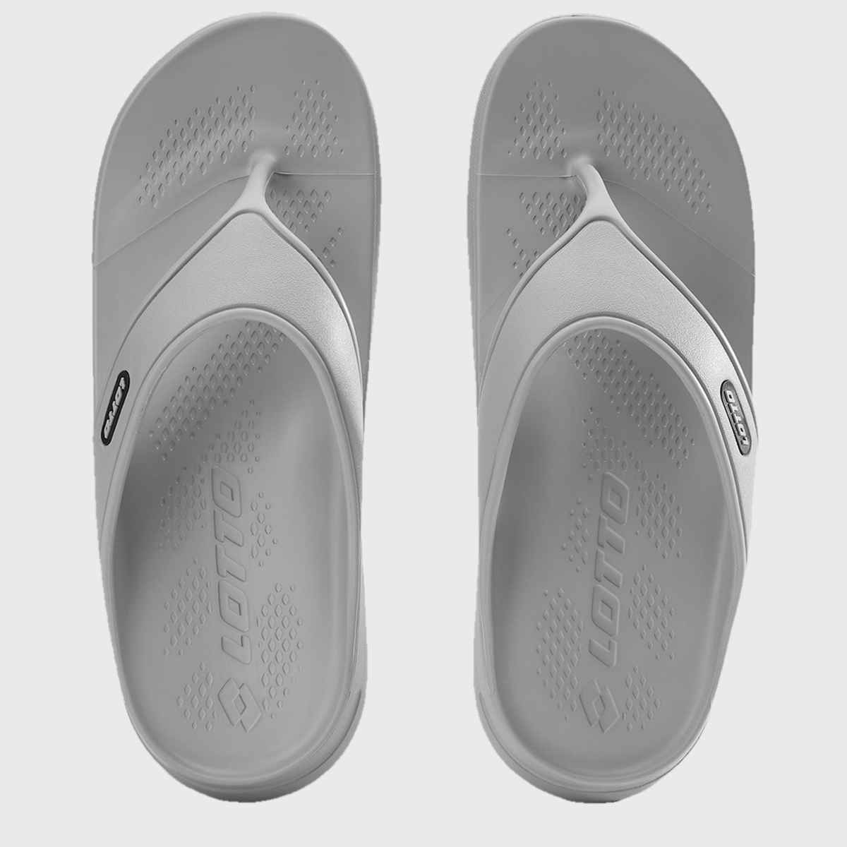 Lotto Men's Flip-Flops Momentum | Quarry and Black - UK 6