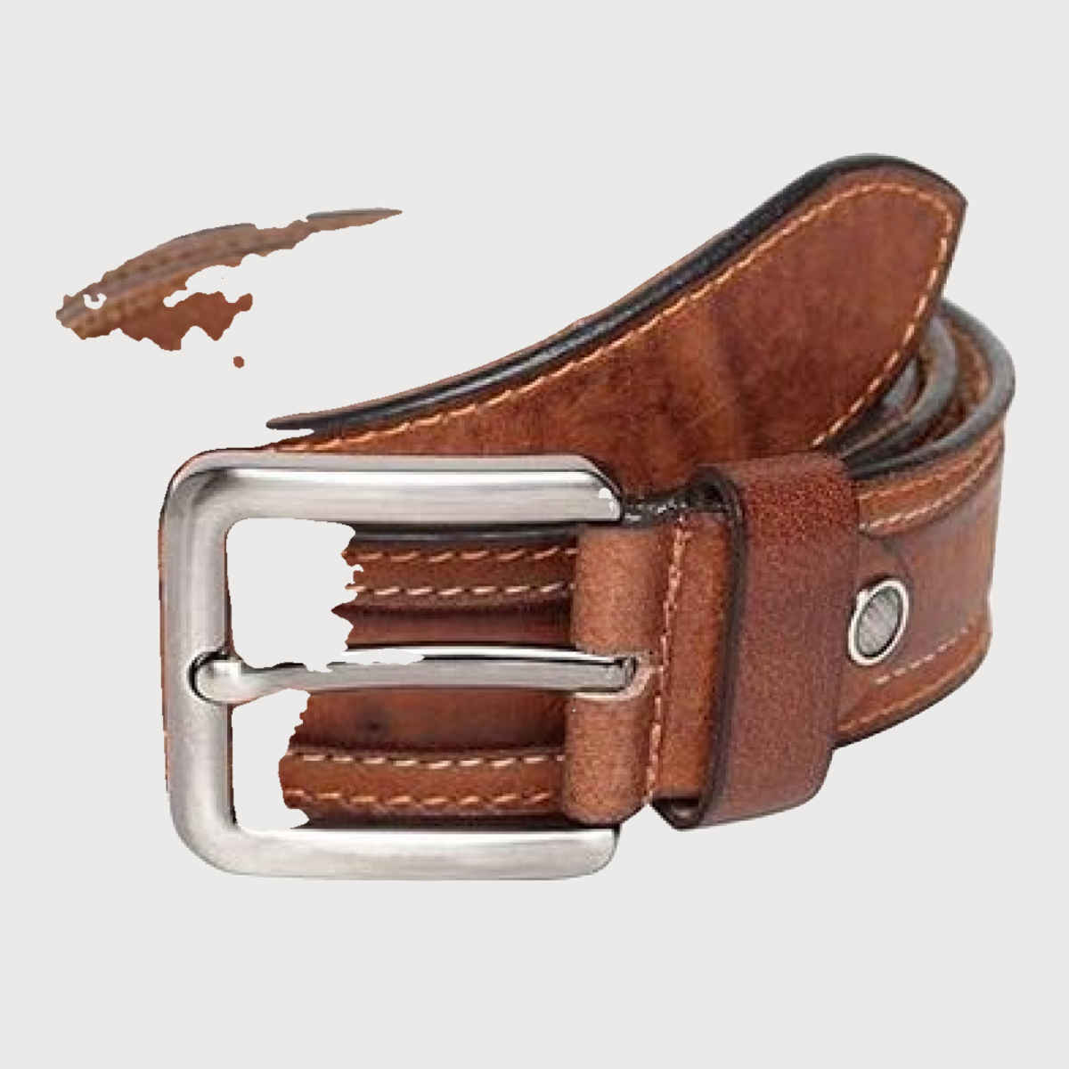 Teakwood Men's Leather Belt | Tan - 36 Inches