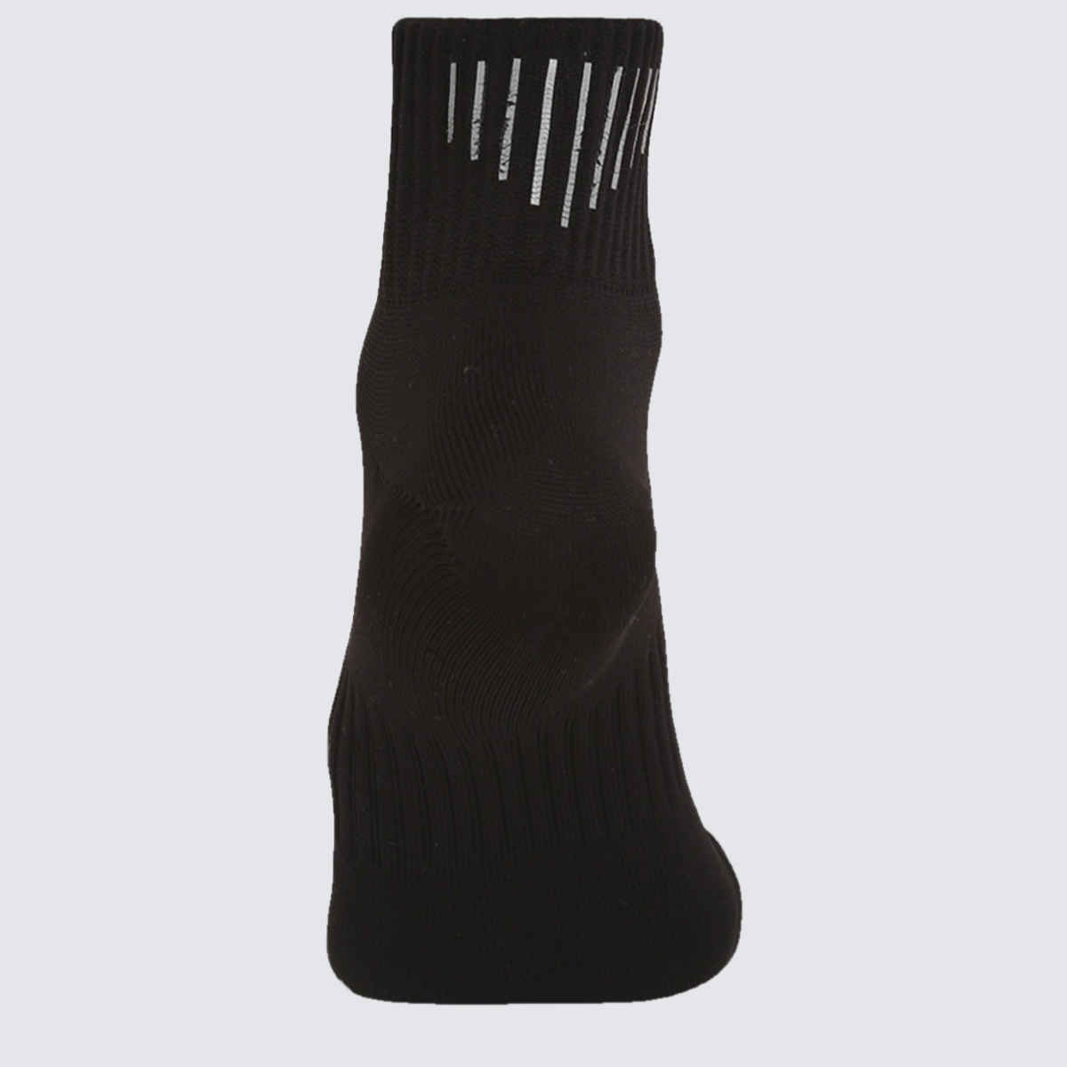 Louis Stitch Men's Cotton Blend Ankle Socks | Black and White - Free Size