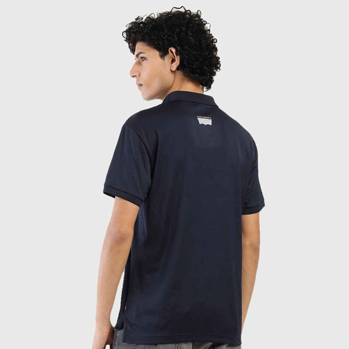 Levi's Men's 100% Polyester Polo T-shirt | Navy Blue - S