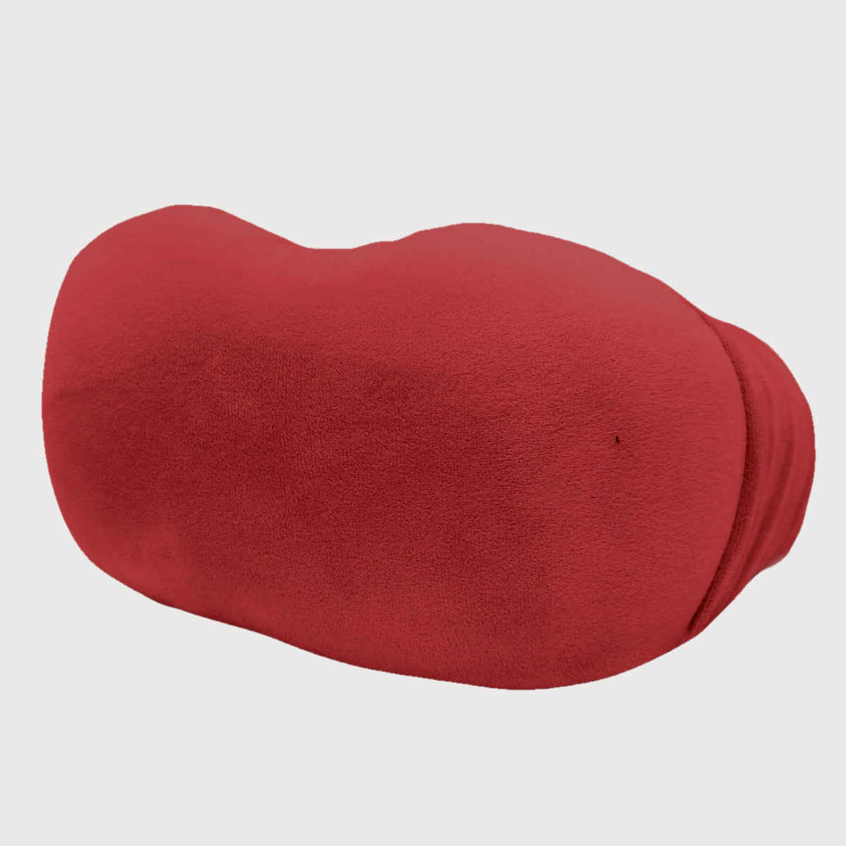 Billebon Unisex Memory Foam Neck Pillow with Eye Mask | Red - One Size