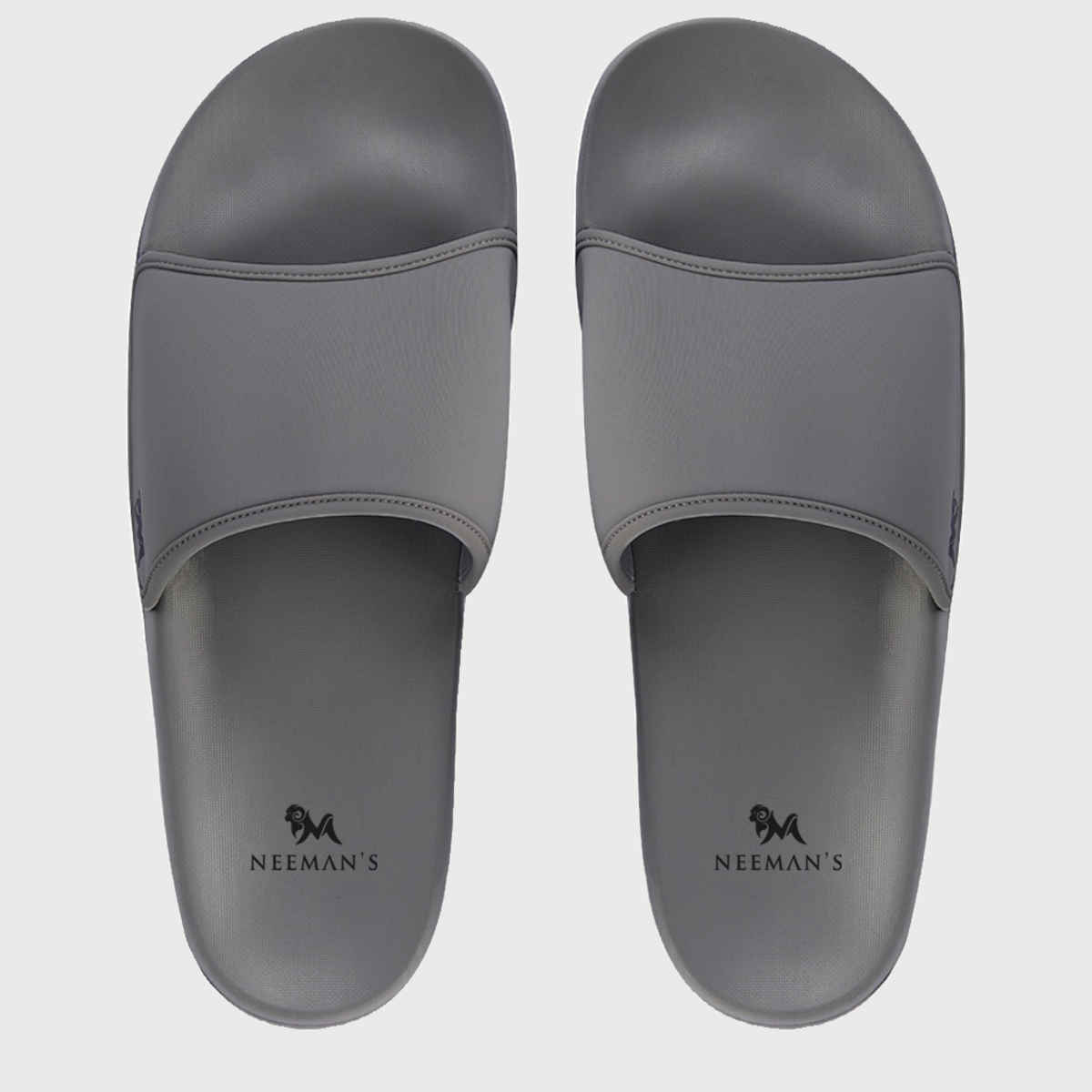 Neemans Unisex Eco Slides - Pebble Grey | UK 5