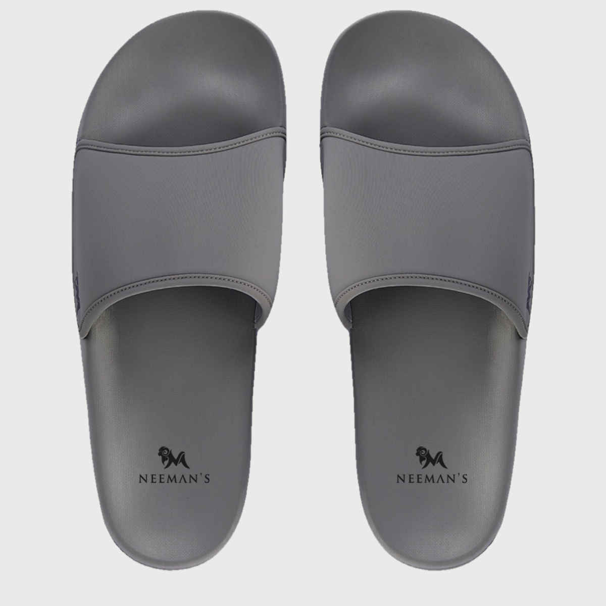 Neemans Unisex Eco Slides - Pebble Grey | UK 7