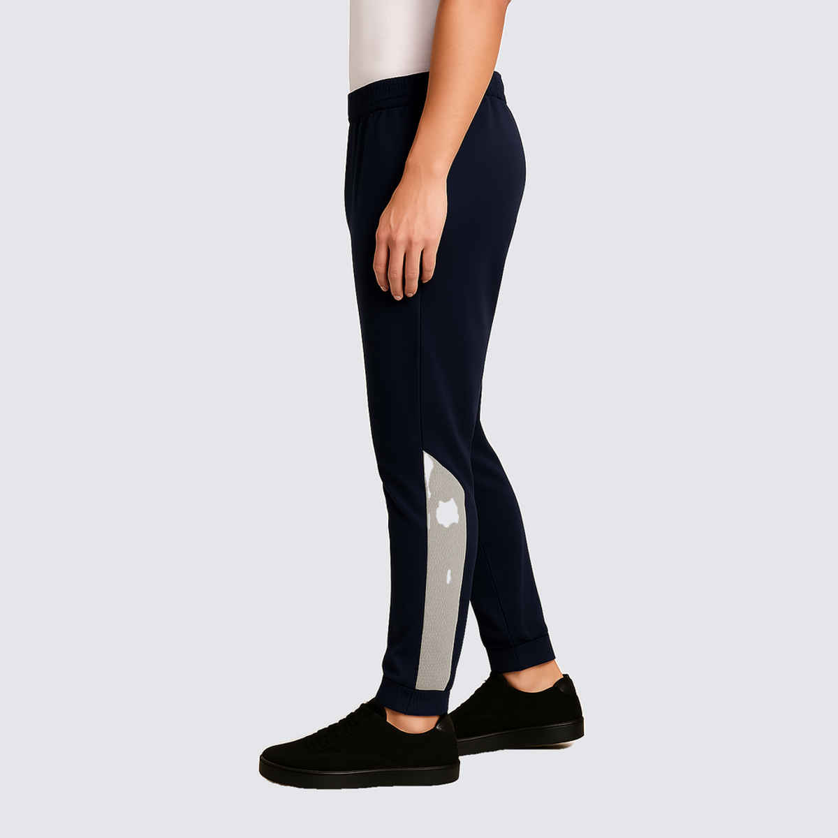 GCYX Men's Track Pant | 90% Poly 10% Cotton Comfortable Wear | Pop Cut N Sew | Navy Blue - XL