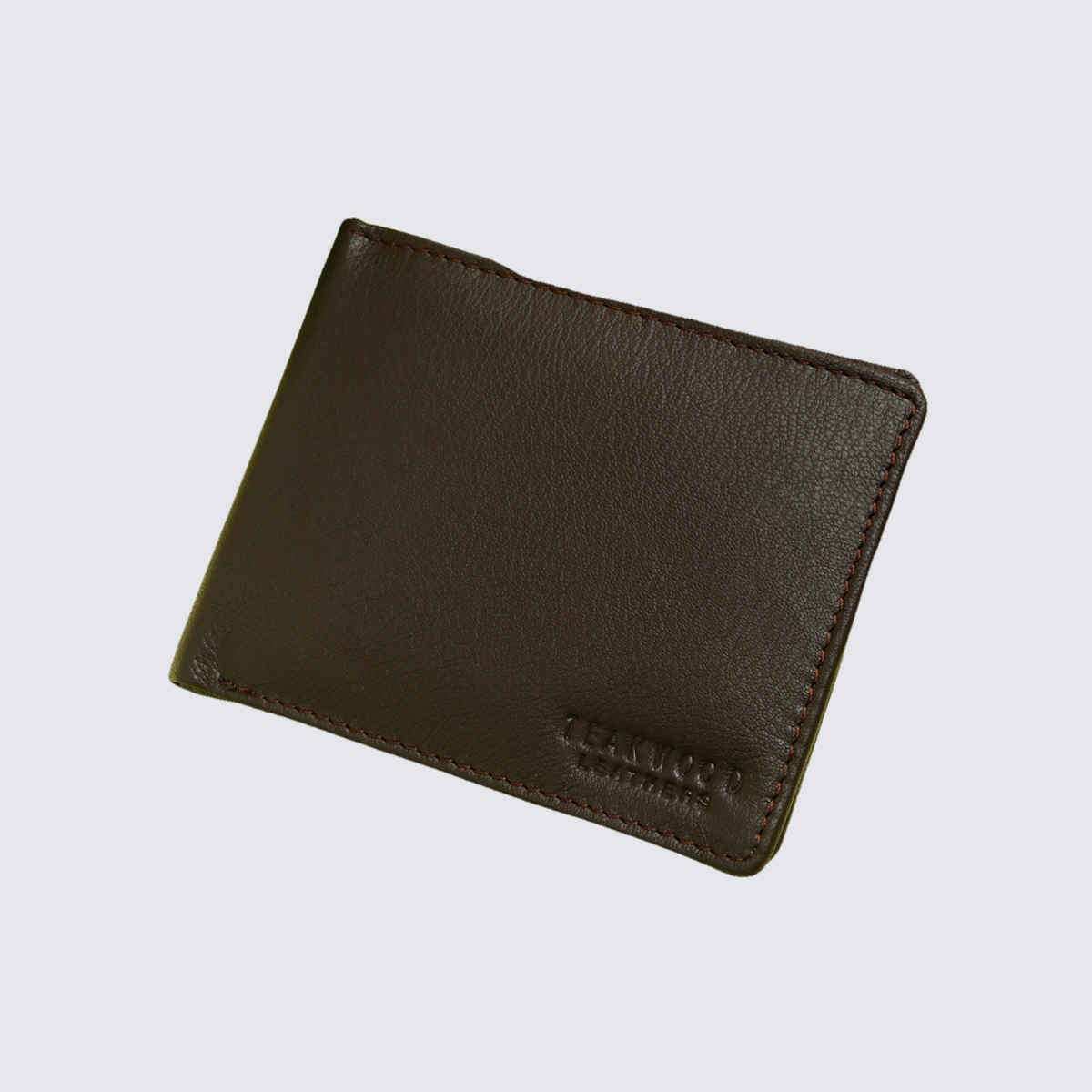 Teakwood Men's Leather SS Slim Card Wallets | Wlt130Bl | Brown
