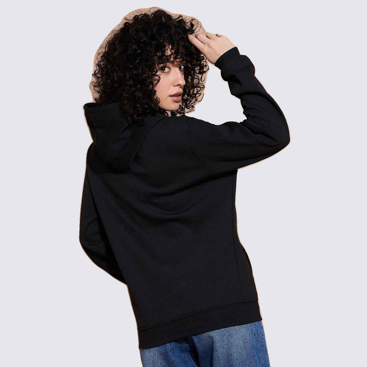 Smartees Women's Sweatshirt | SS Hoop | Black - XL