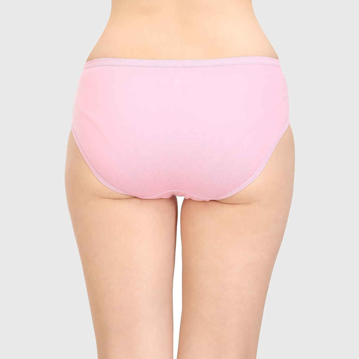 Bodycare Women Hipster Panty Seamless Cotton Polymide Mid Waist Rise | Assorted - S