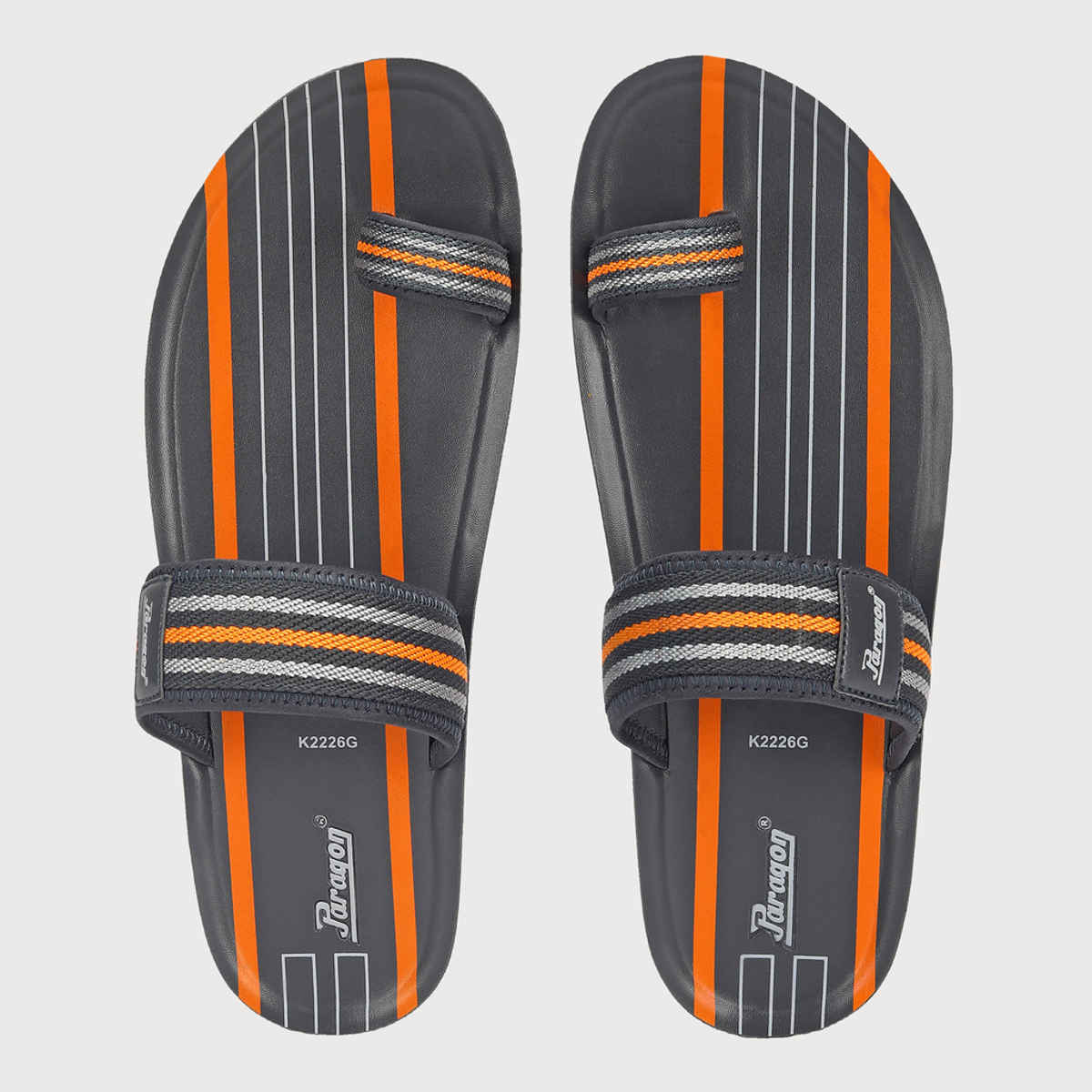 Paragon Men's Grey Pu Slippers PUK2226G UK 7