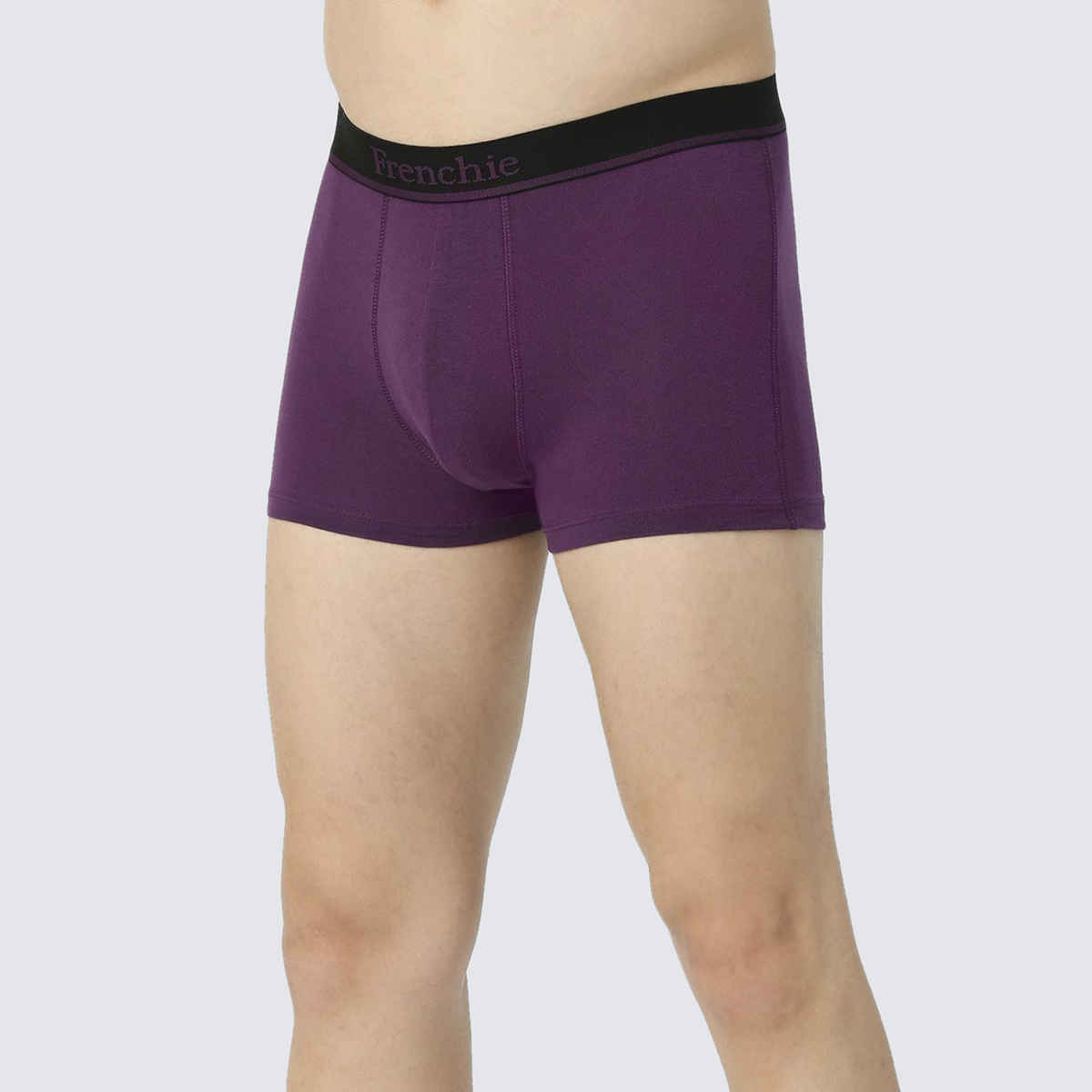 Frenchie Mens Trunks Elements | Pack of 2 | XL | Grey Melange | Indigo Melange