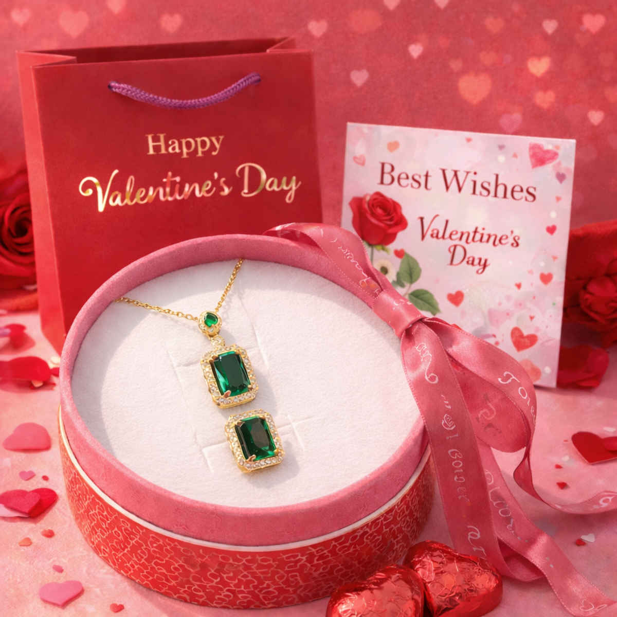 Legal Bribe Women'S Knitted Handle Sling Bag  (1pc) & Beautynx Classic Red Rose Gift Box  (1pc) Combo