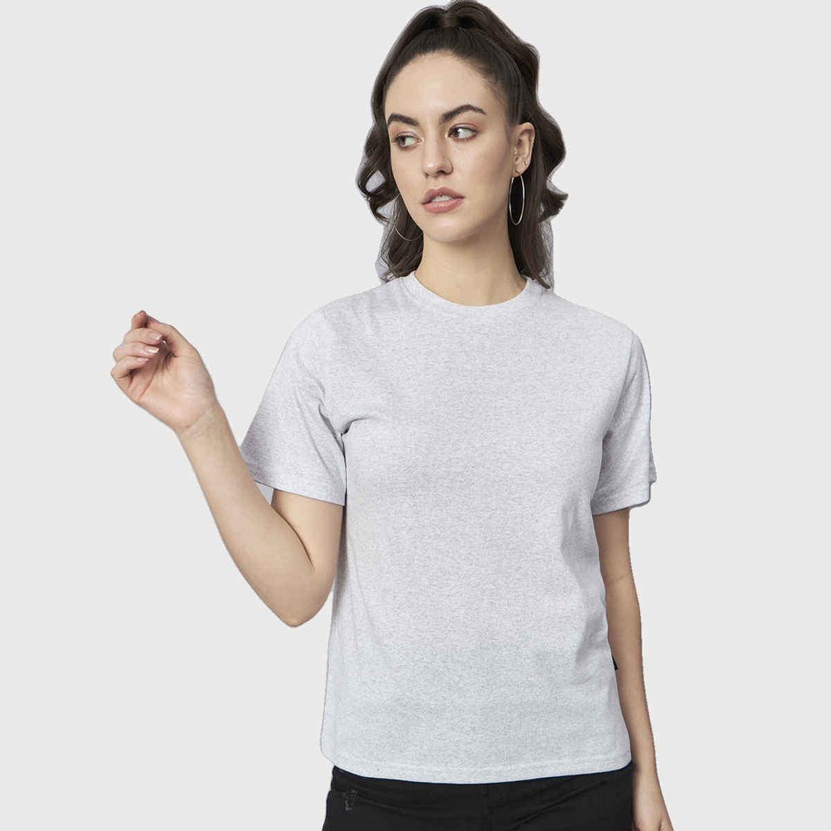 The Dry State Women's White T-shirts & WTSH | 1533A | XL