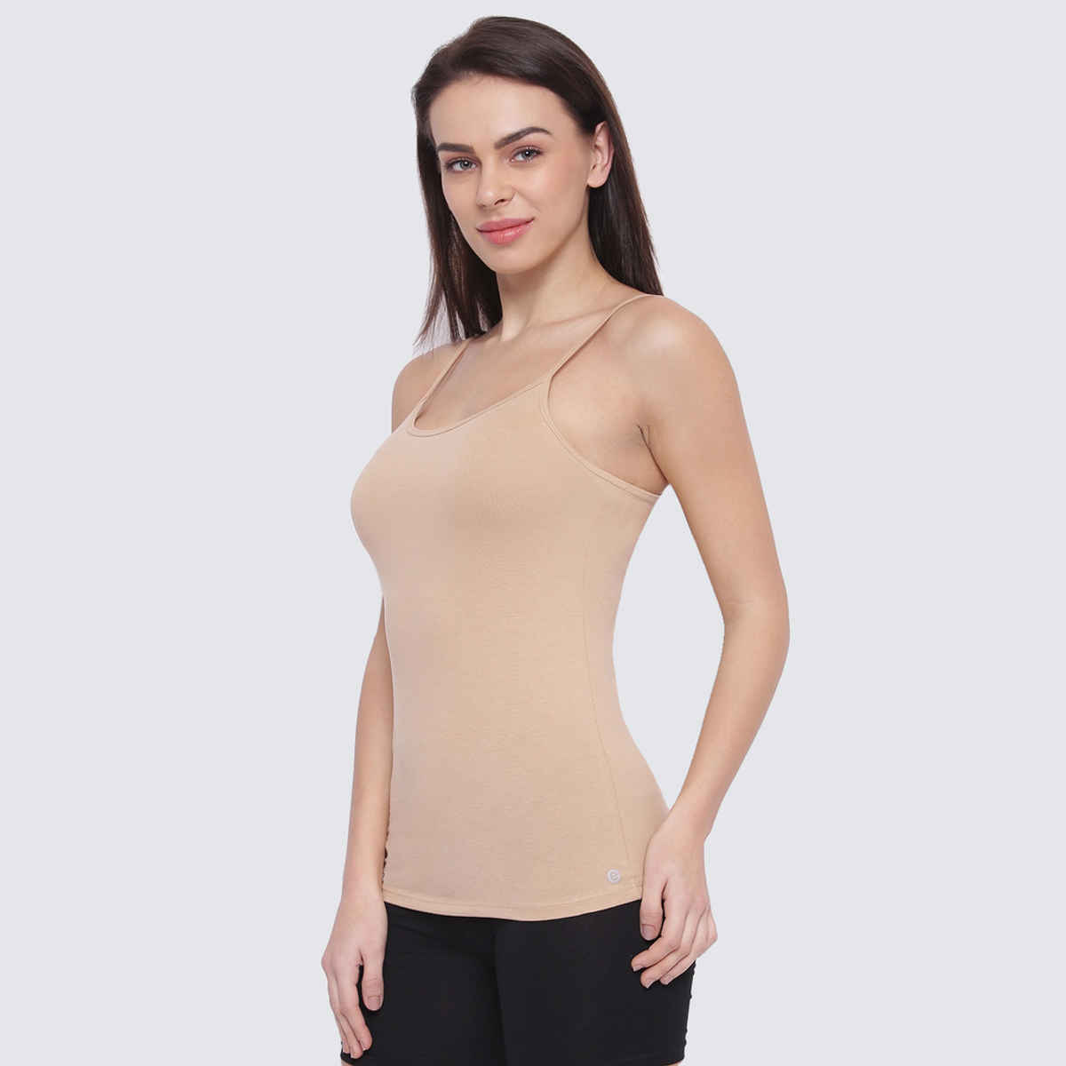 Enamor Women's E001 Essentials Stretch Cotton Camisole | Skin-M