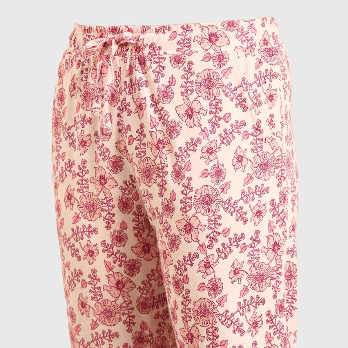 Pepe Jeans Women's Premium Sleep Set Maroon Floral - L