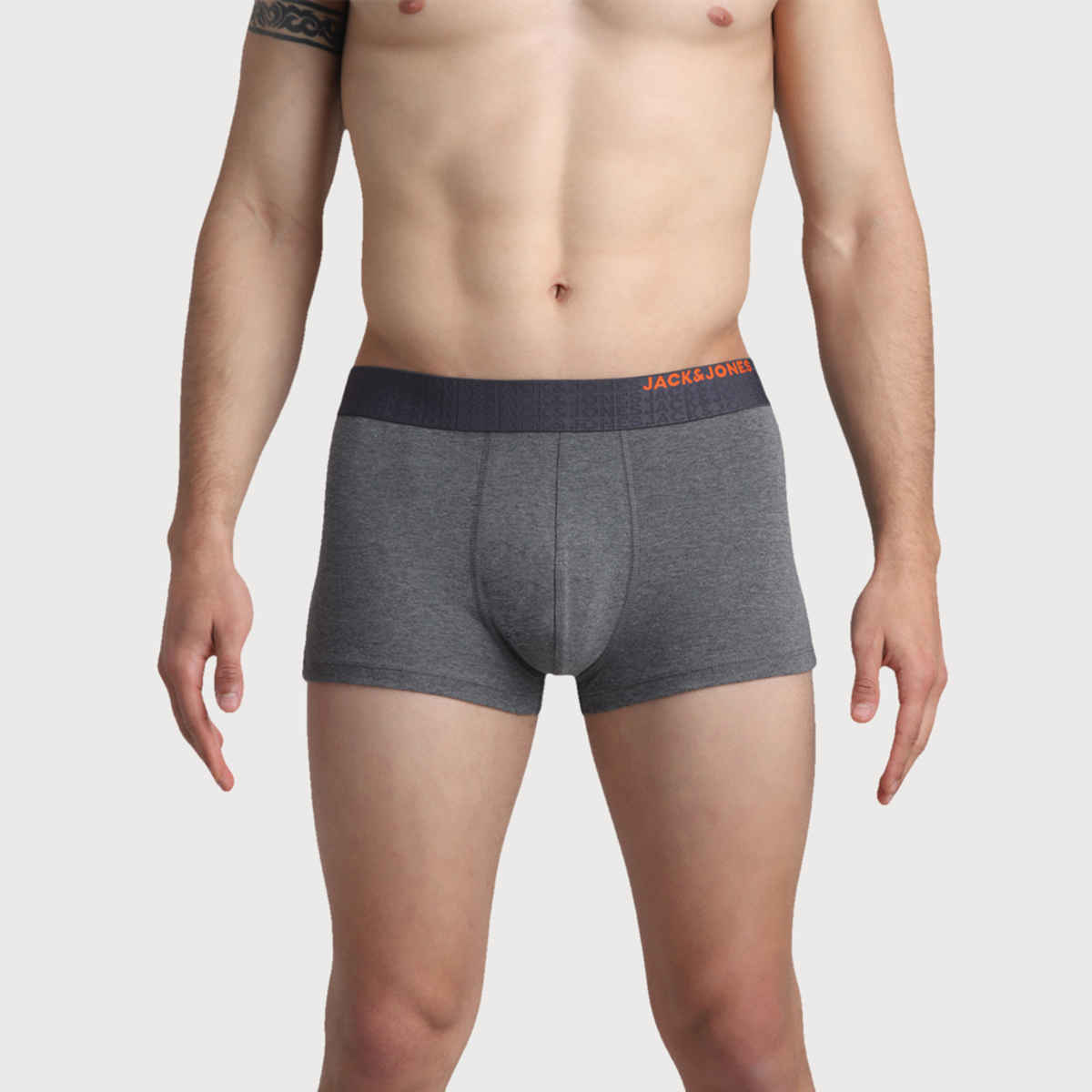 JACK & JONES Grant Trunk Navy Blazer & Grey Melange - S