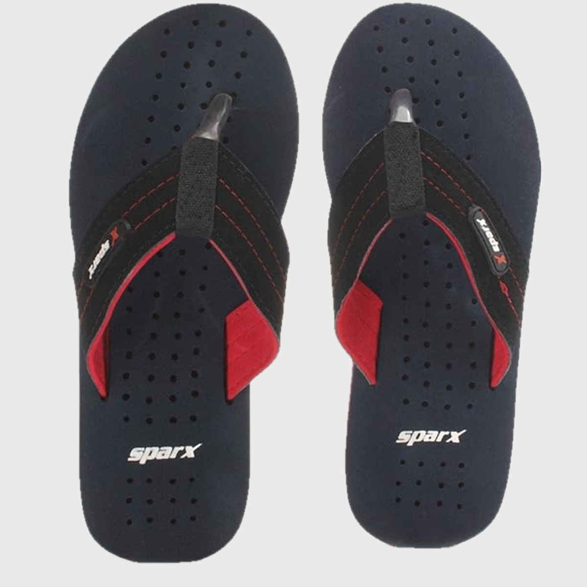 Sparx Slippers SFG-517 Black Navy Blue For Men | 7 UK