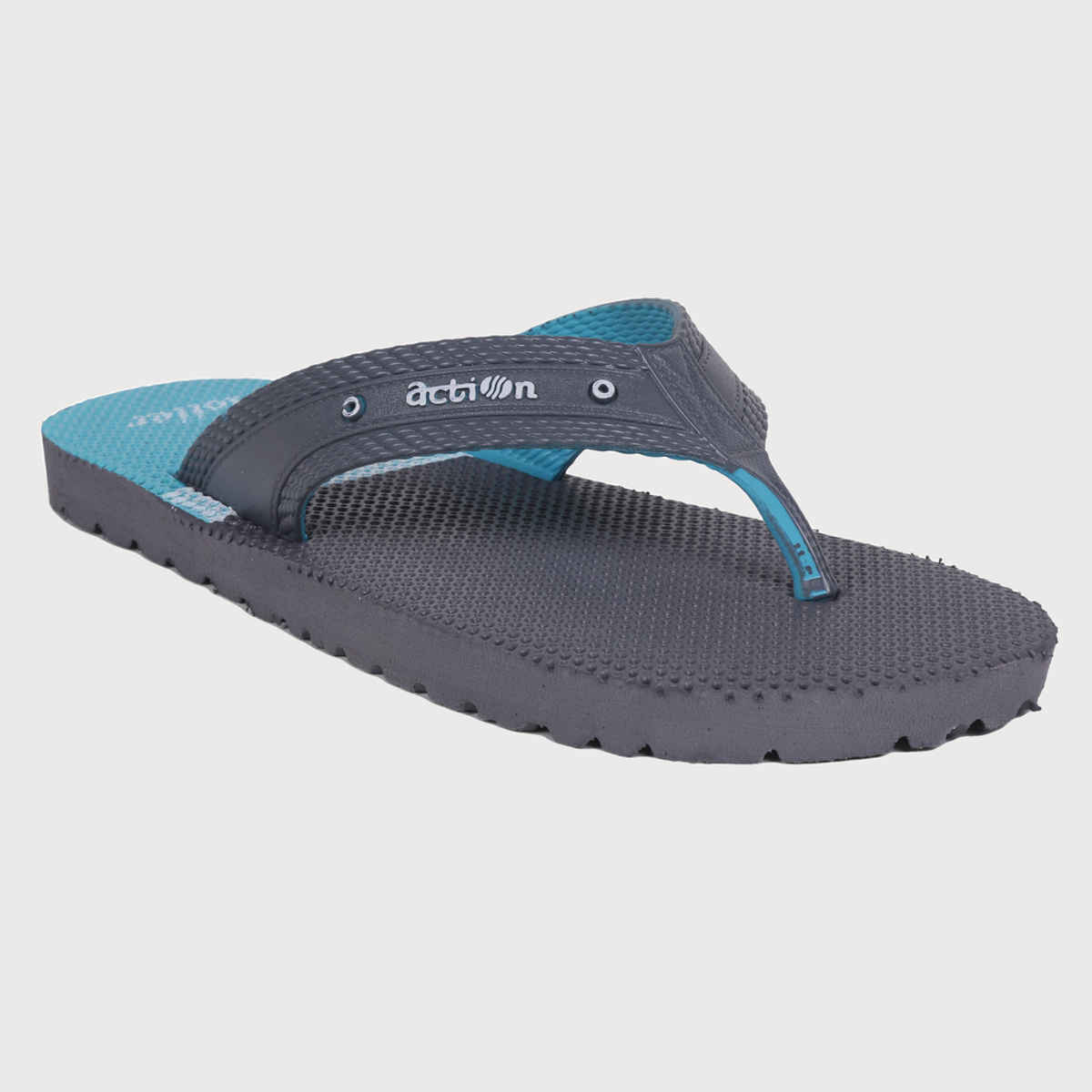Action Men's Gfl-3804 Slippers | Evening Walk | Bathroom | Room Slippers | D.Grey and S.Green - UK 7