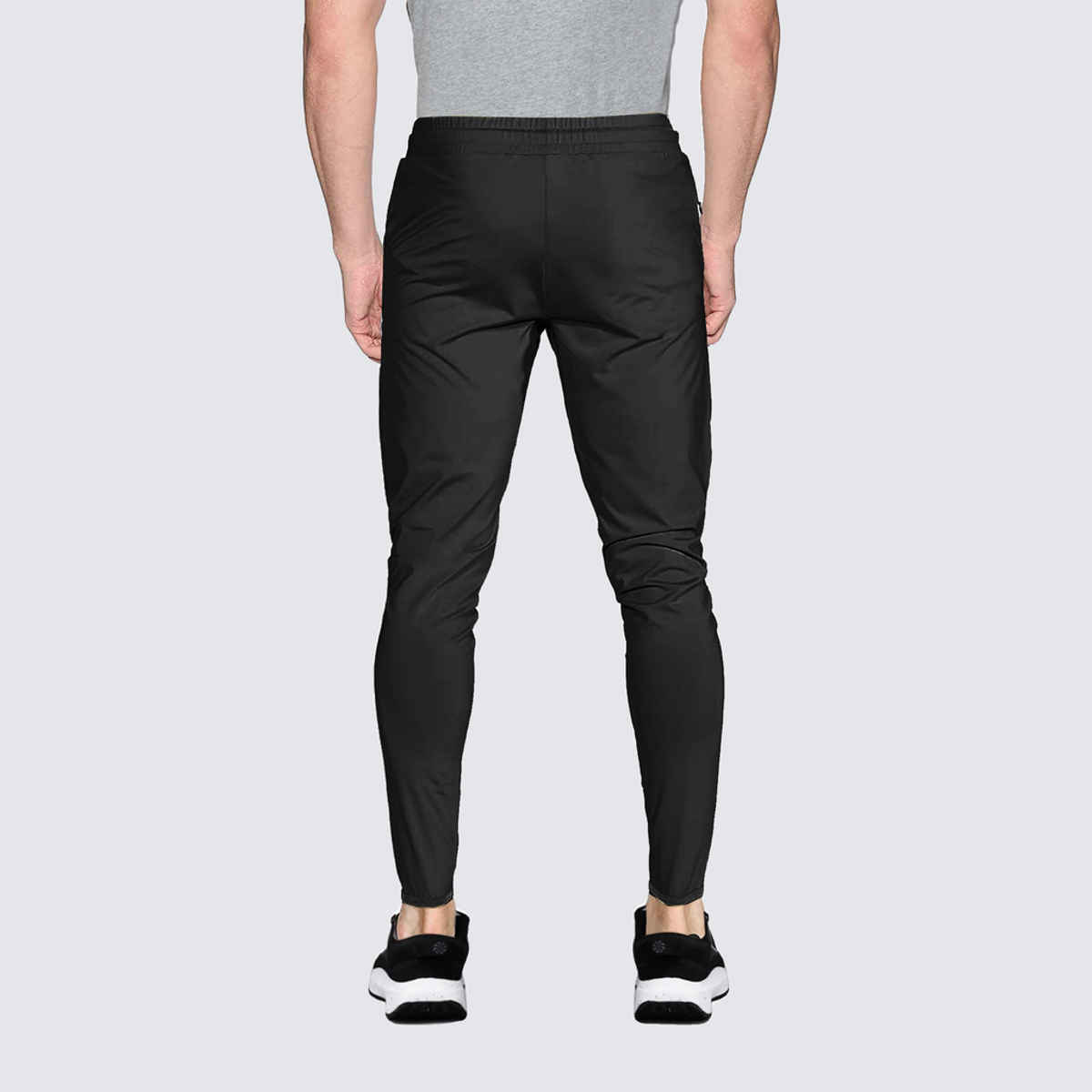 Avolt Men's Solid Regular Fit Track Pant | Black - M