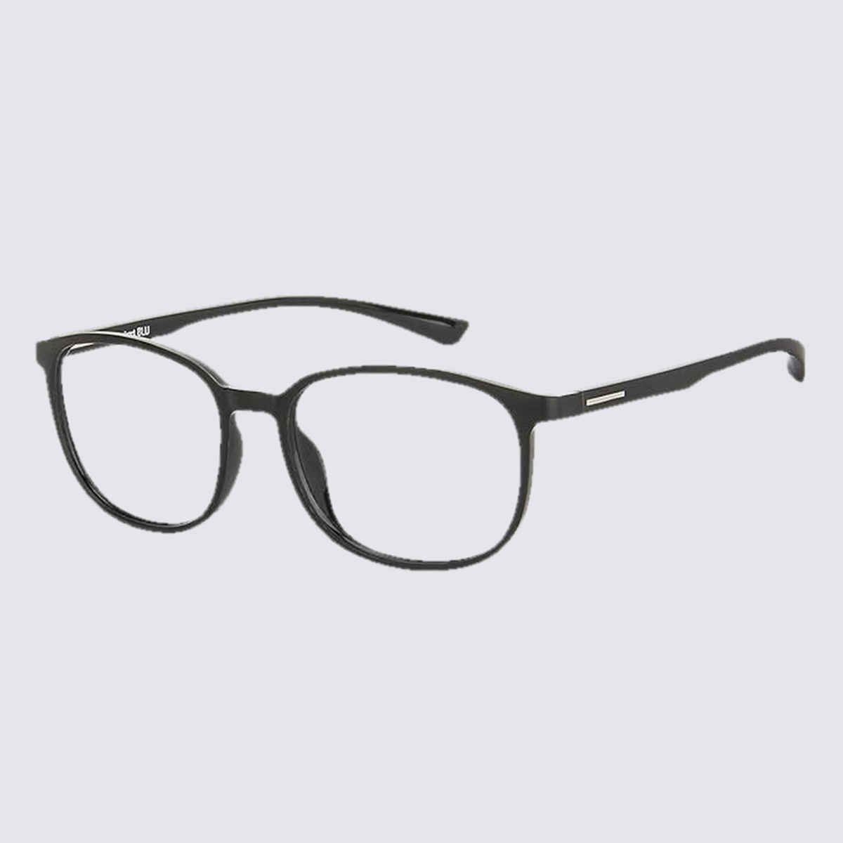 Lenskart Blu Unisex TR90 Computer Glasses | Black - L