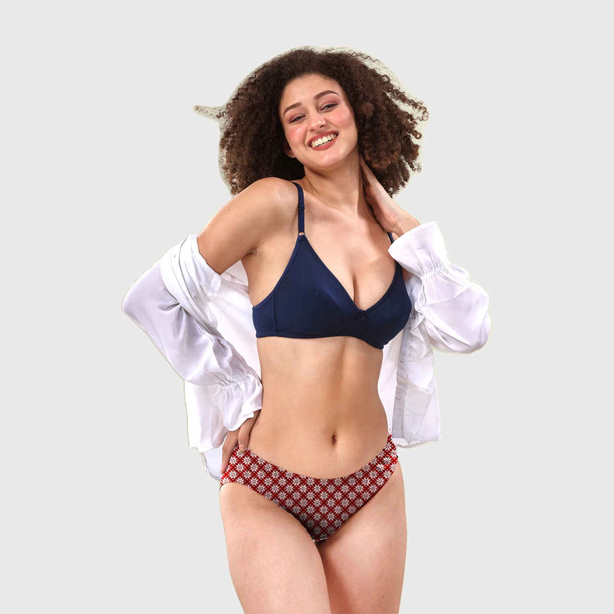 Lyra Women's Bikini Panty Printed | M (Colour May Vary)